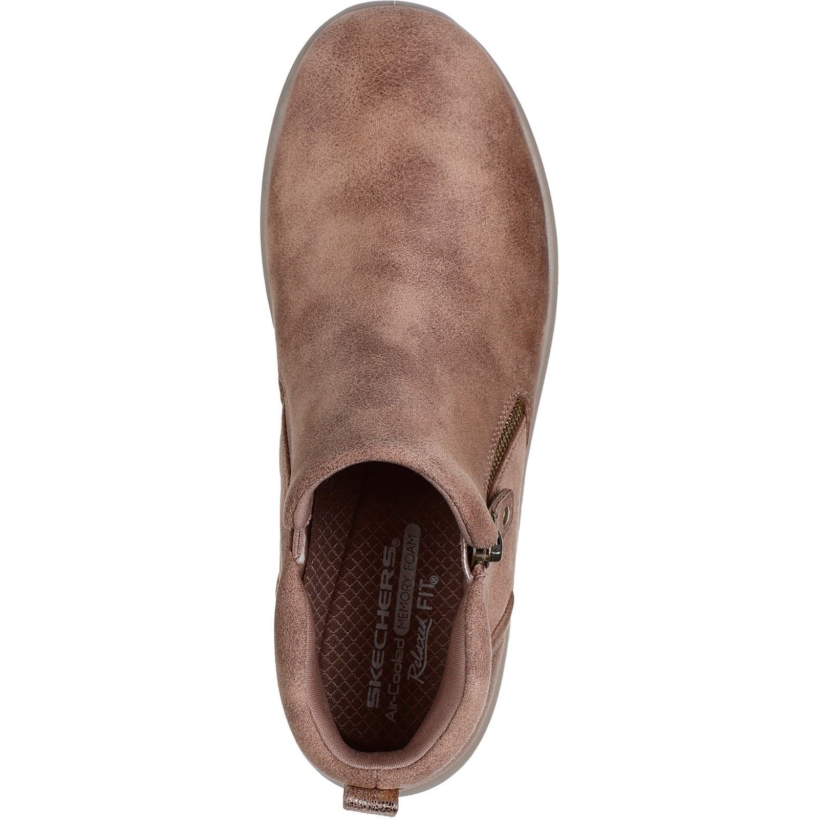 Skechers Lovely Vibe Fall In Bloom Chaussures De Cheville D'hiver Pour Femmes En Textile Champignon