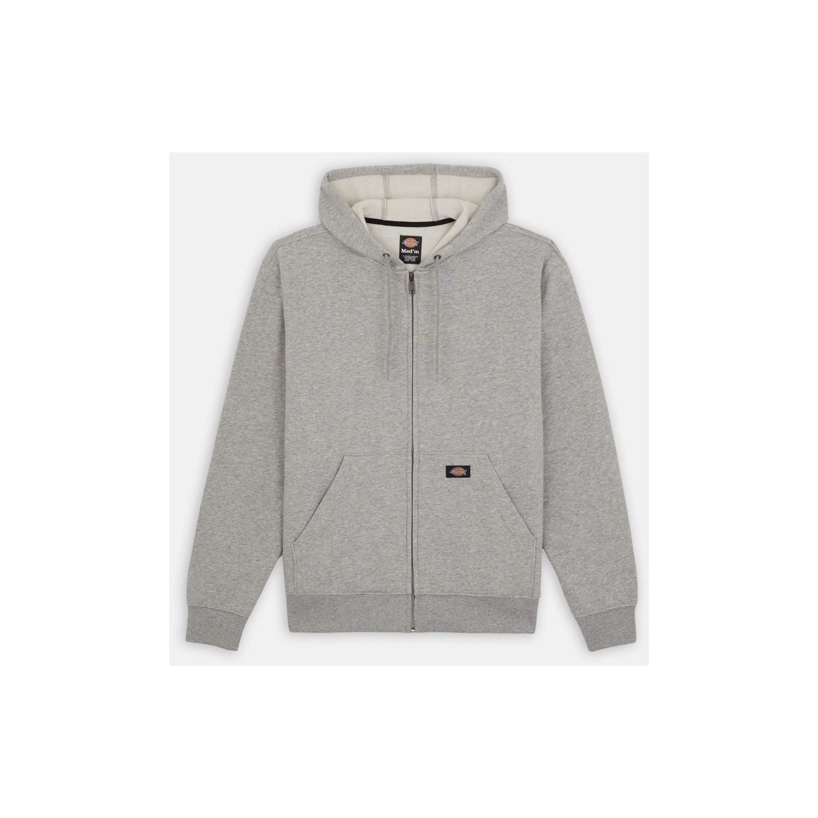 Dickies Everyday Fleece Zip Hoodie Veste En Polaire Grise Pour Homme