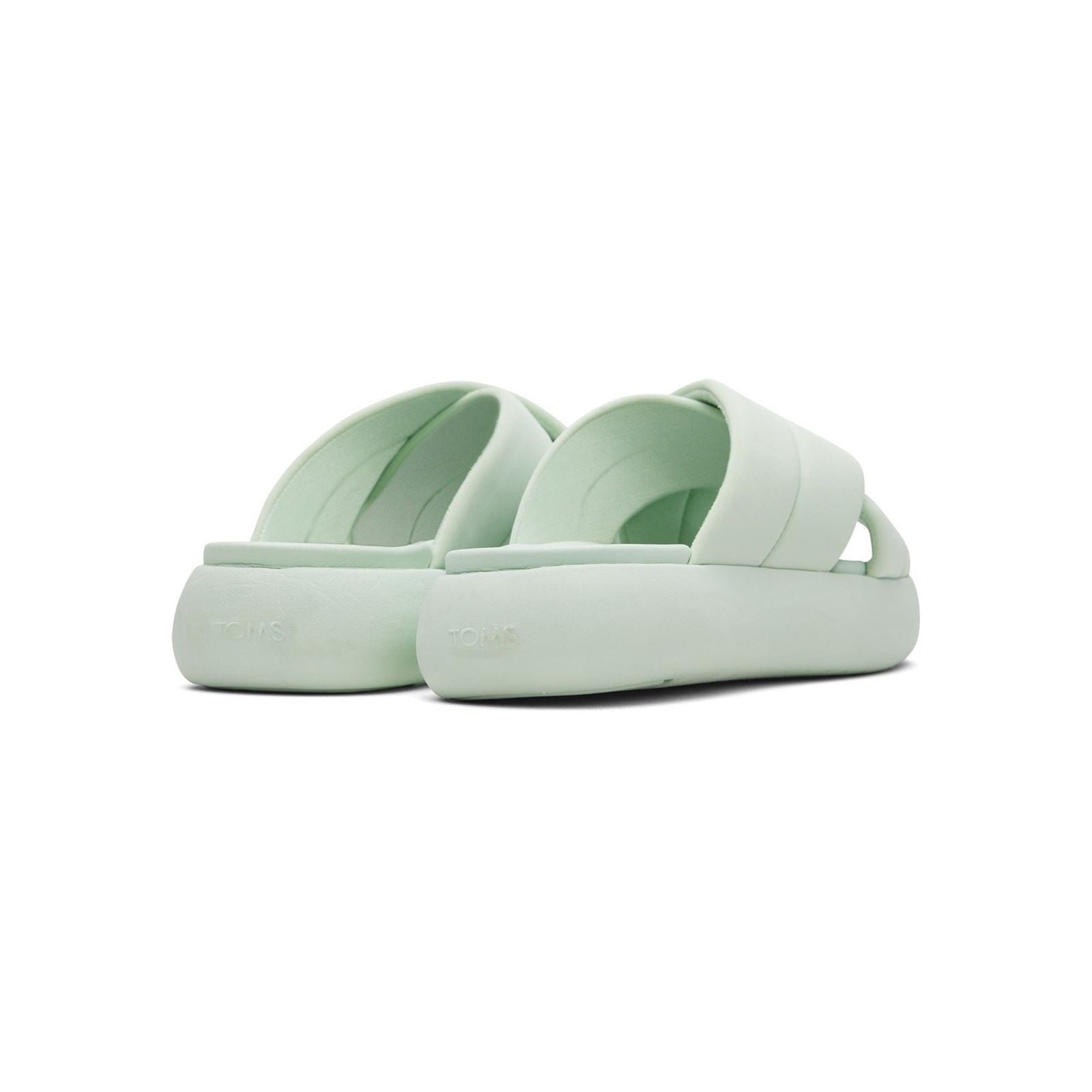 TOMS Mallow Crossover Tongs En Menthe Pour Femmes En Mélange De Polyester