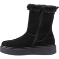 Hush Puppies Becca Mid Femmes Bottes Noires En Suède