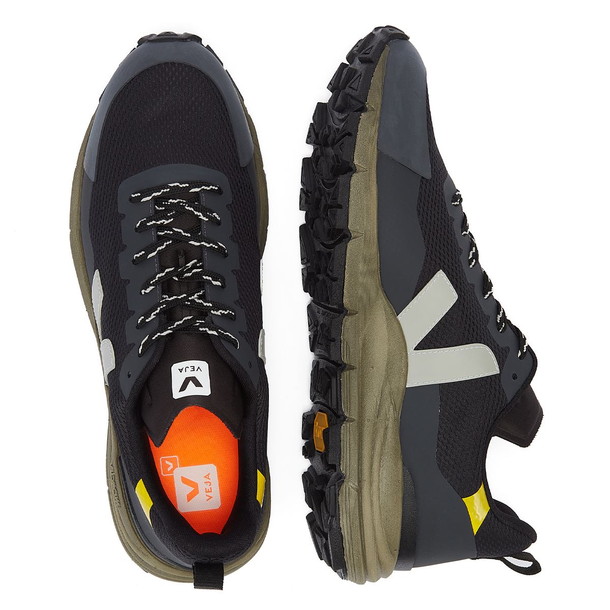 Veja Baskets Noires Pour Hommes Dekkan Oxford Gris