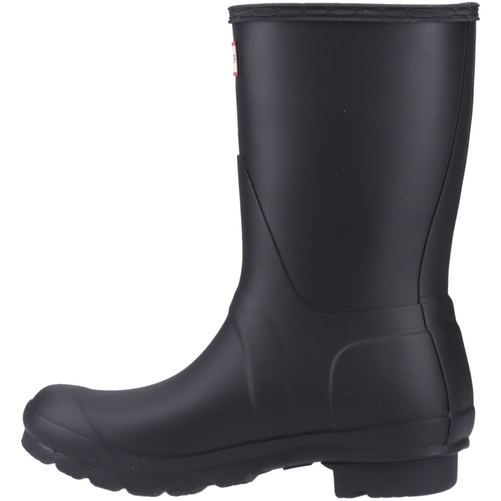 Hunter Original Short Tartan Lining Bottes En Caoutchouc Pour Femmes, Noires