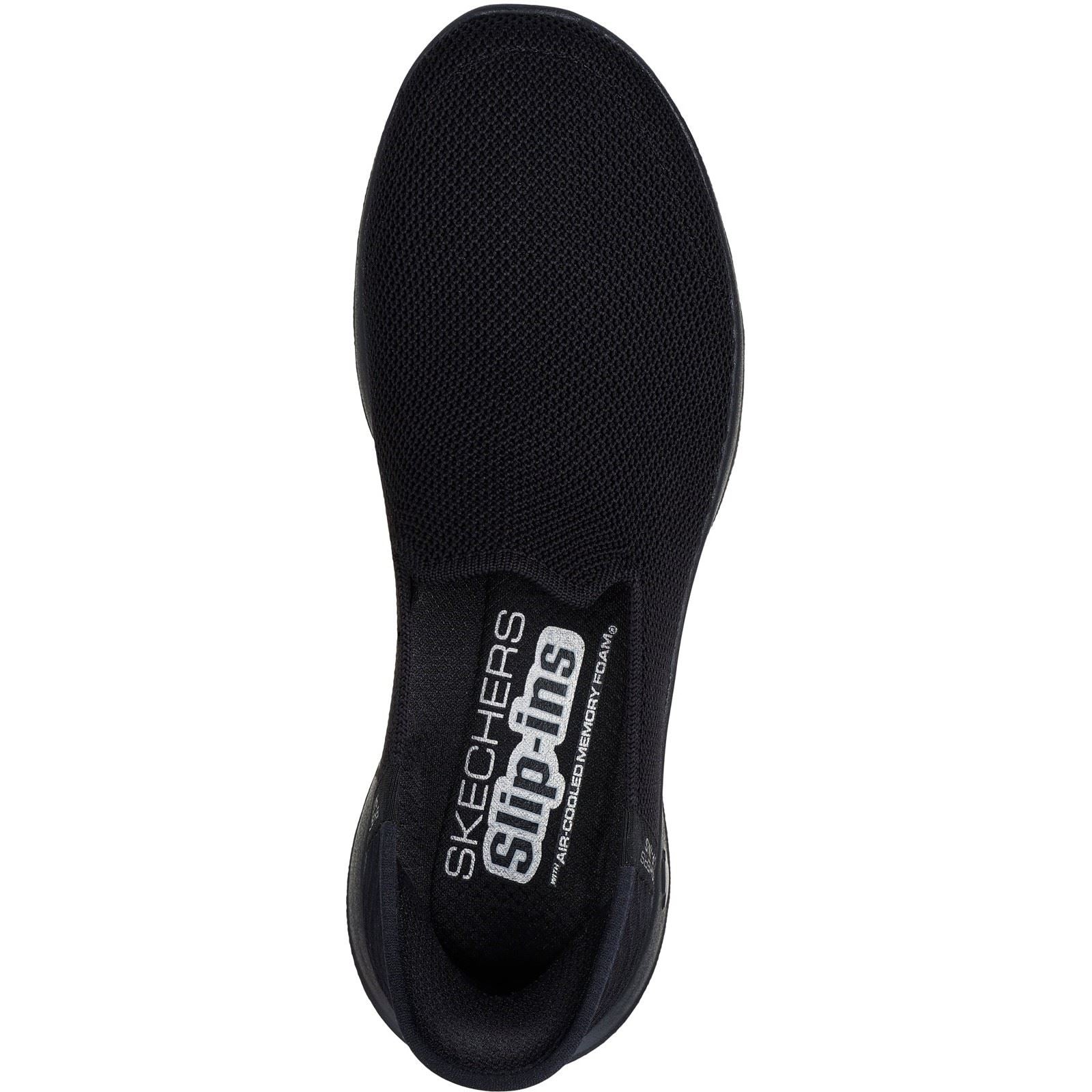 Skechers GO WALK Joy Vela Baskets Noires Pour Femmes En Toile