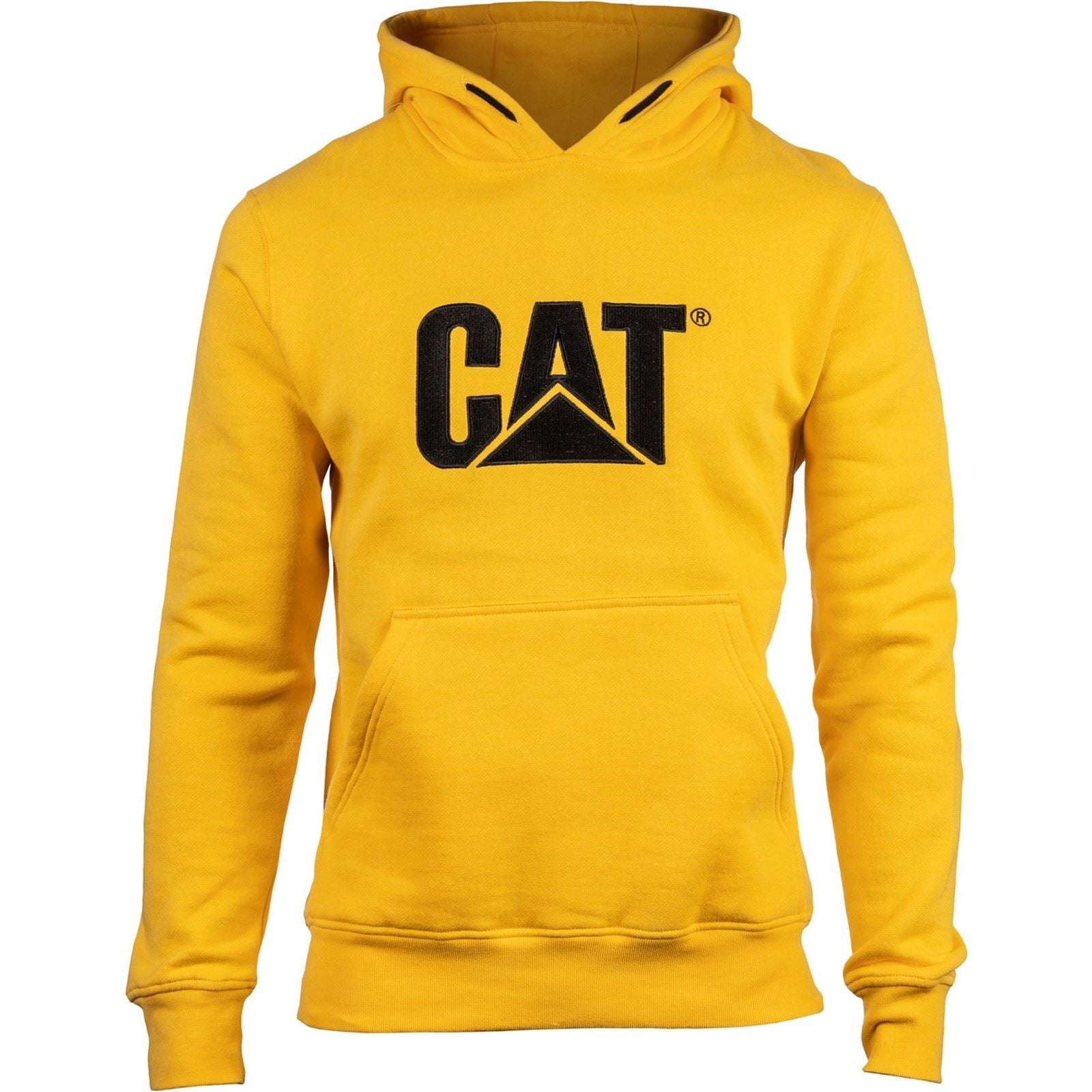 Caterpillar Trademark Sweat À Capuche Jaune En Coton Pour Homme