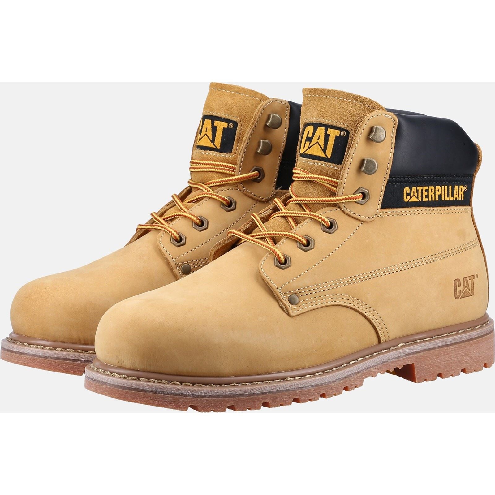 Caterpillar  Bottines De Sécurité Powerplant S3 Nubuck Honey