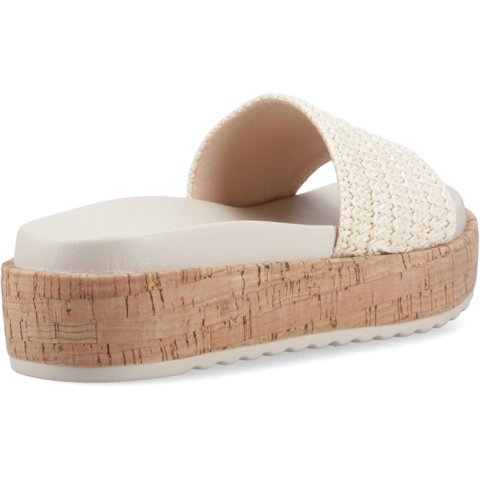 Rocket Dog Faye Alti Raffia Sandales Naturelles En Textile Pour Femmes