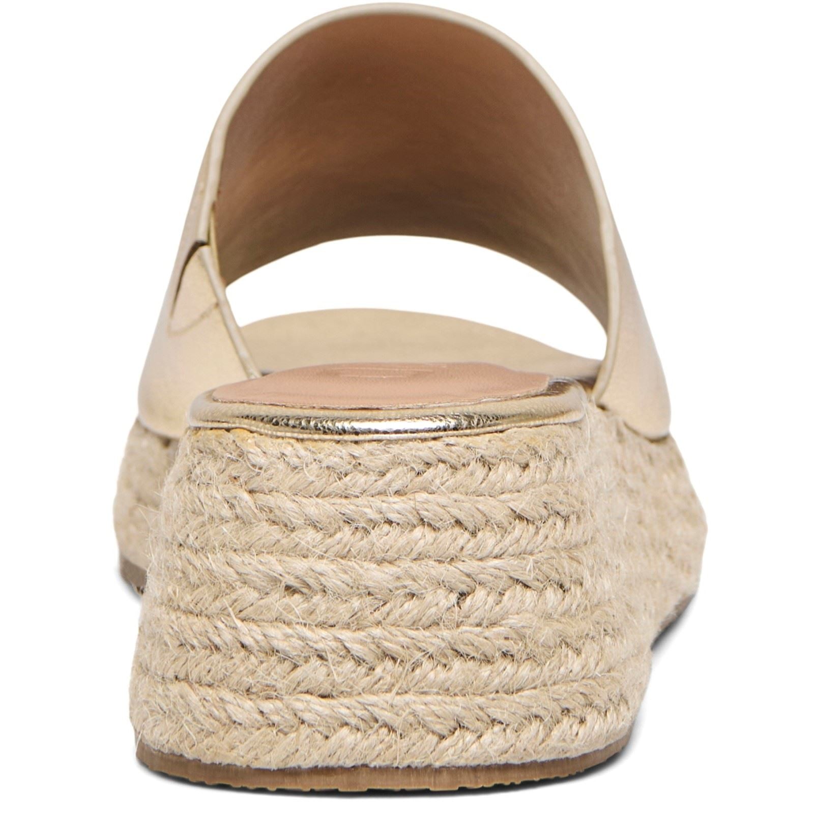 ONLY MINERVA 3 Mules Dorées Pour Femmes En Synthétique