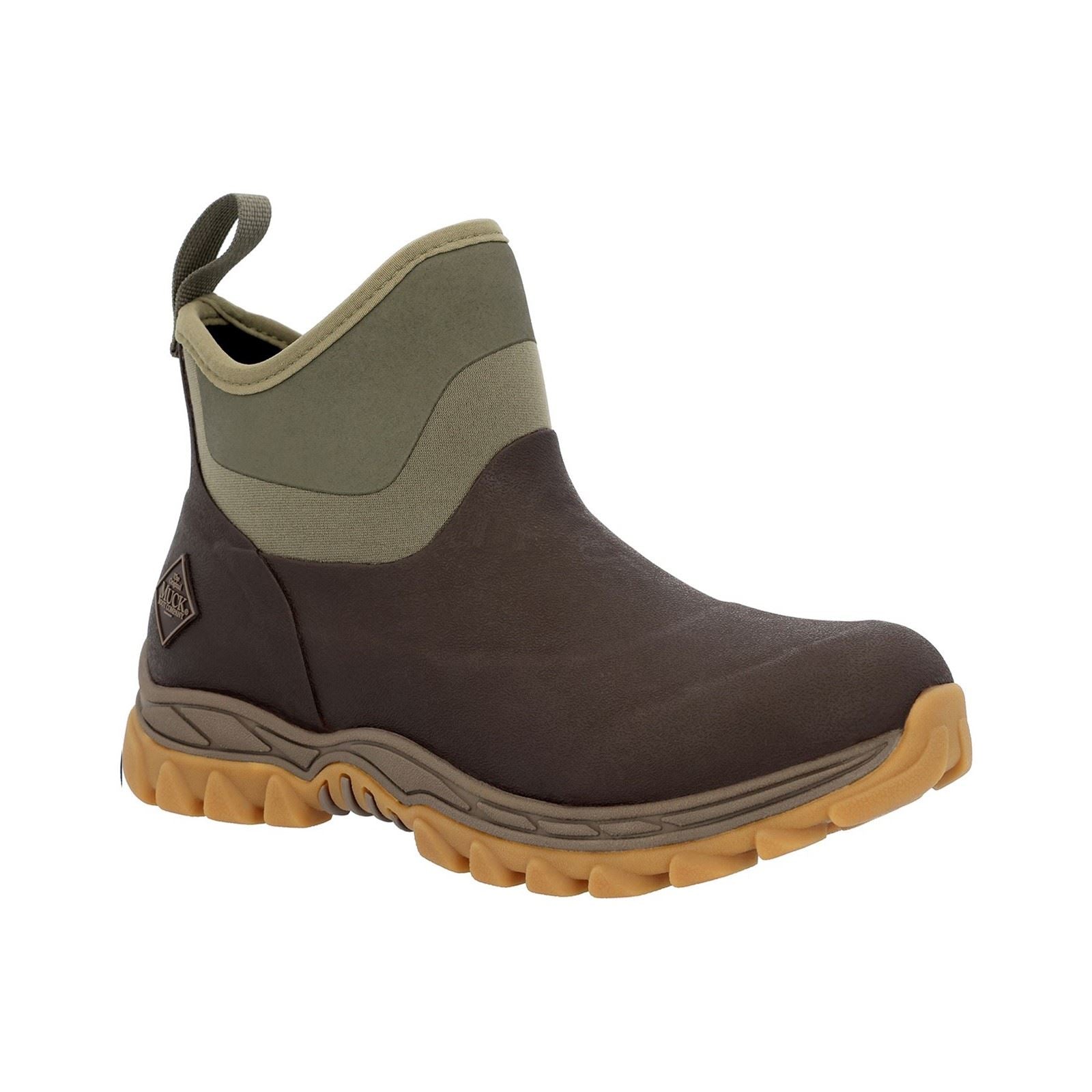 Muck Boots Arctic Sport II Bottes En Caoutchouc Olive/Marron Foncé