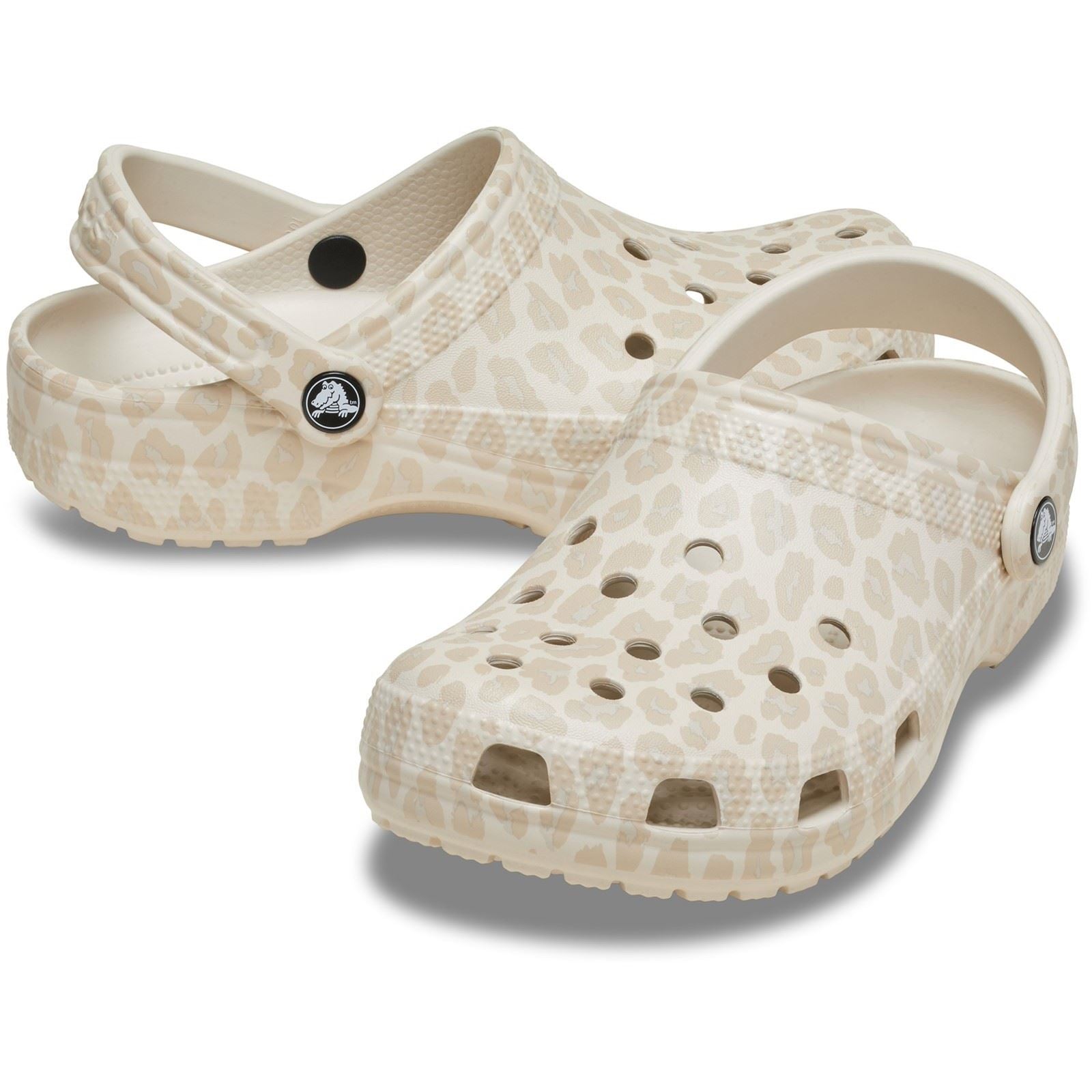 Crocs Classic Animal Sabots Eva Femme Couleur Amande/Imprimé Léopard