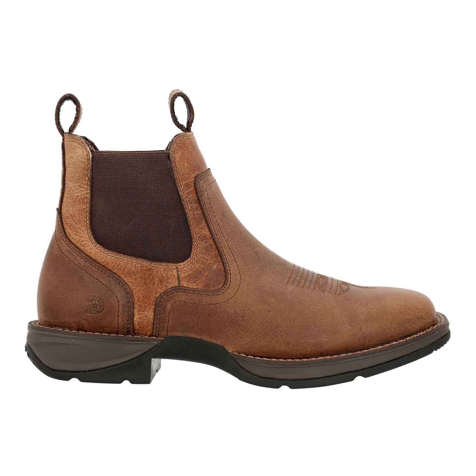 Durango Red Dirt Rebel Bottes De Cheville En Cuir Pour Hommes Old Town Brun/beige