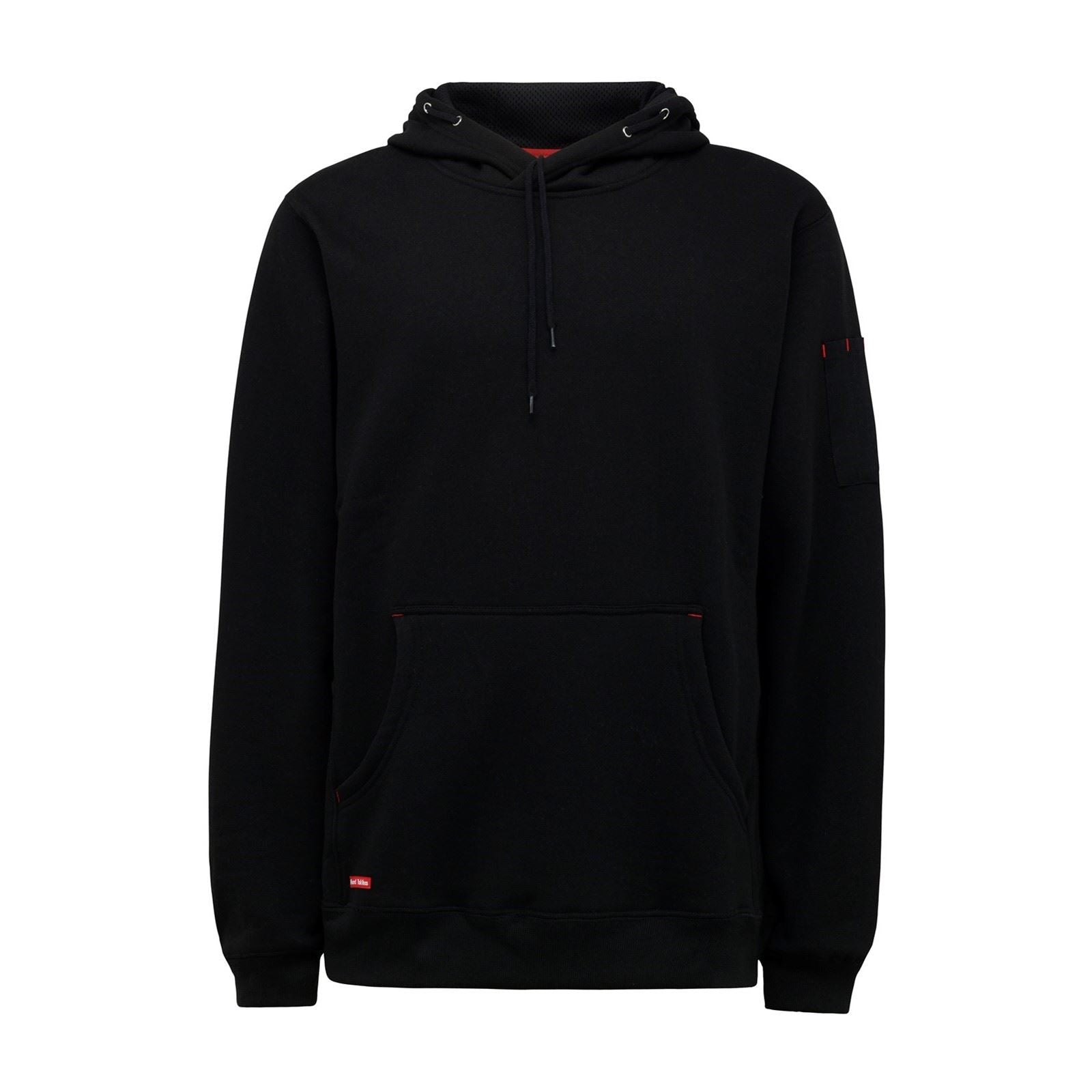 Hard Yakka Brushed Fleece Sweat À Capuche Noir En Polyester Pour Homme