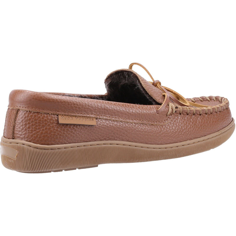 Hush Puppies Ace Chaussons En Cuir Pour Homme Couleur Chamois