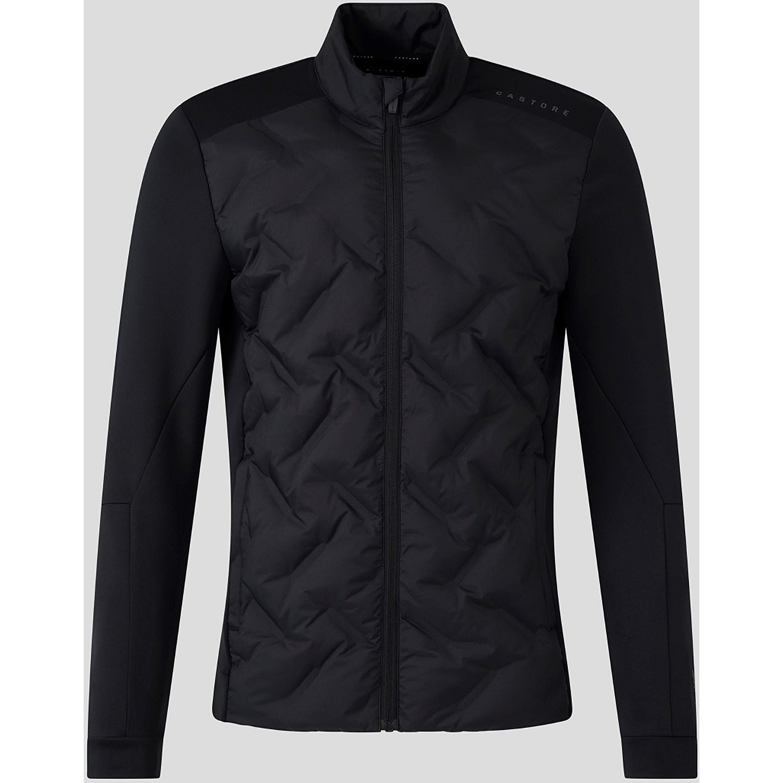 Castore Hybrid Jacket Vêtements De Sport Actifs Pour Hommes En Noir