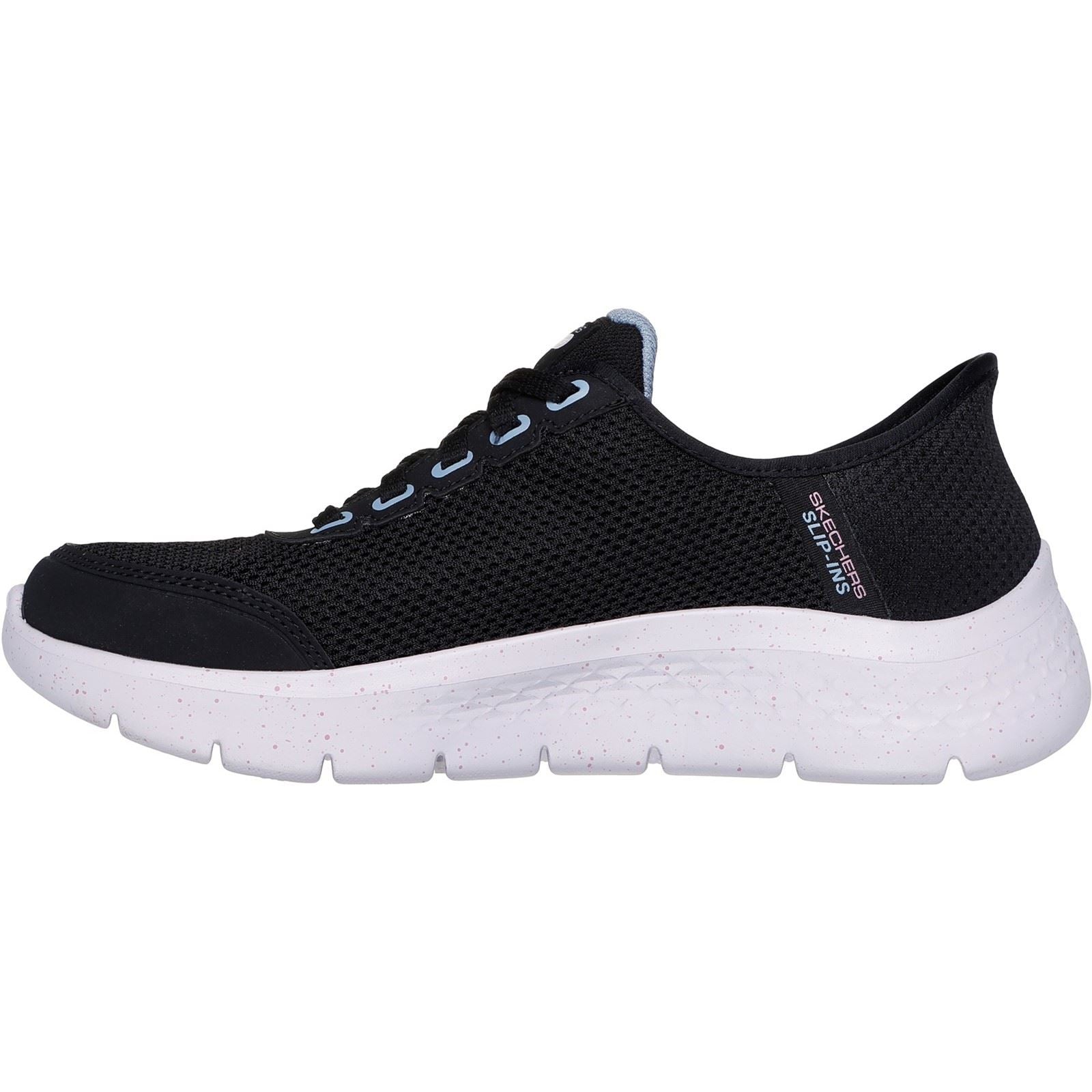 Skechers Go Walk Flex Clear Creek Baskets Pour Femmes En Textile Noir/Mauve