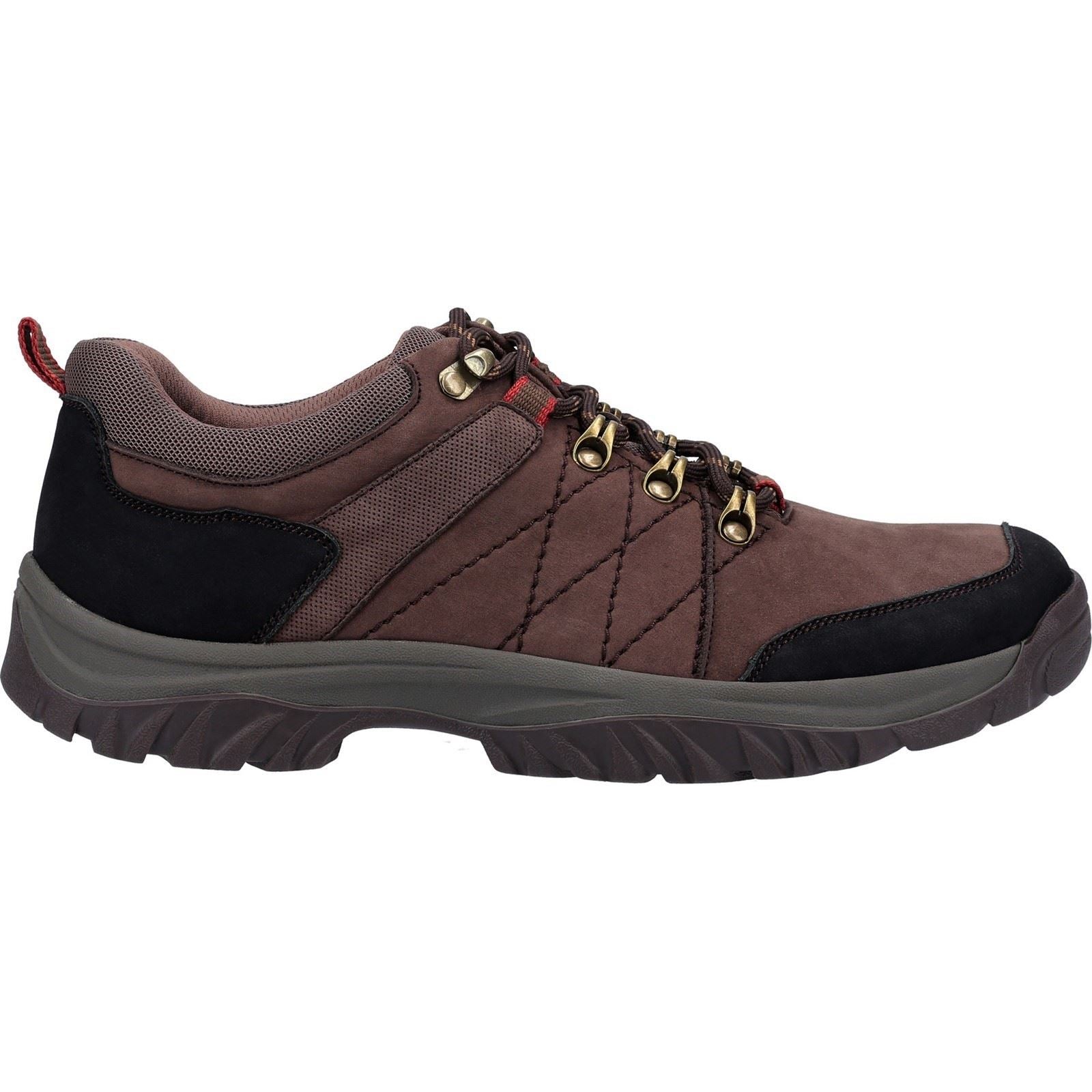 Cotswold Toddington Chaussures En Cuir Marron À Lacets Pour Homme
