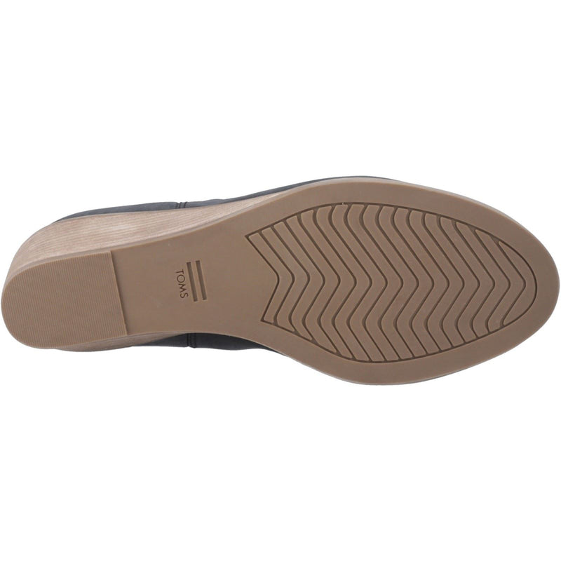 TOMS Casey Bottes En Cuir Noires Pour Femmes