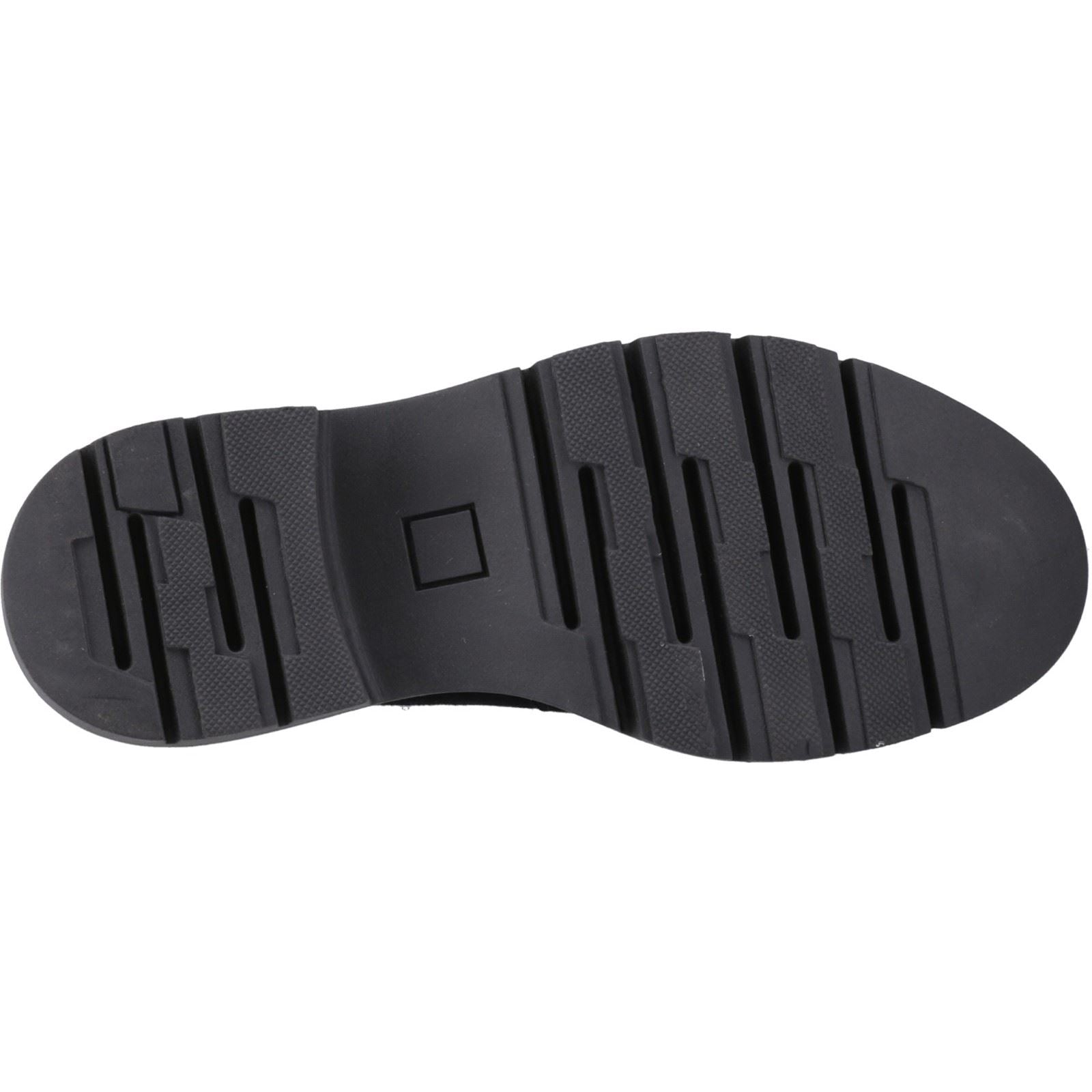 Hush Puppies Nella T-Bar Chaussures Noires Pour Femmes En Suède.