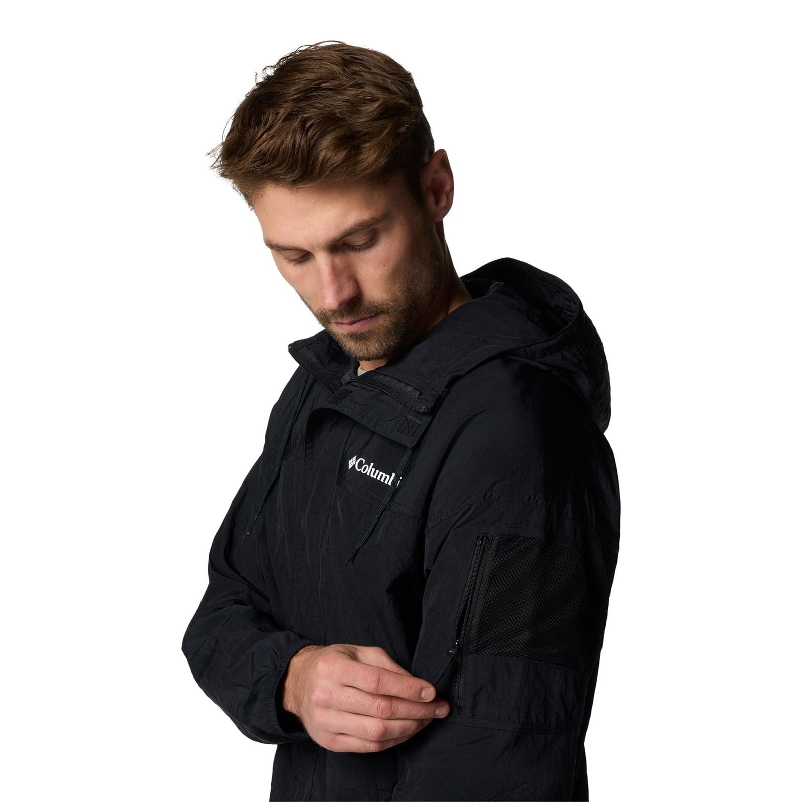 Columbia Challenger II Vestes Coupe-Vent Noires Pour Hommes