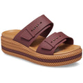 Crocs Brookly Buckle Low sandales en thermoplastique pour femmes en argile foncé
