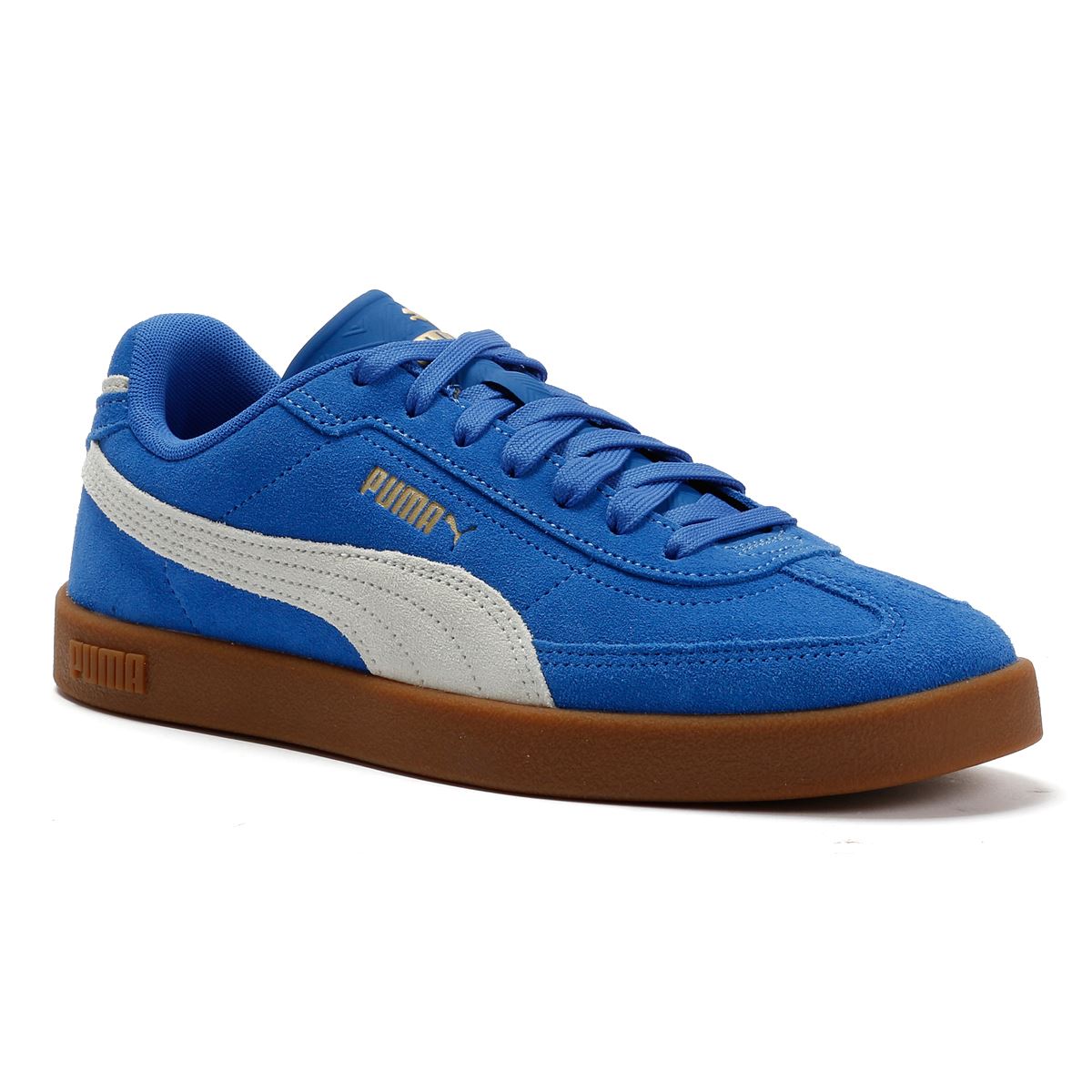 Puma Club II Era Baskets Bleues En Suède
