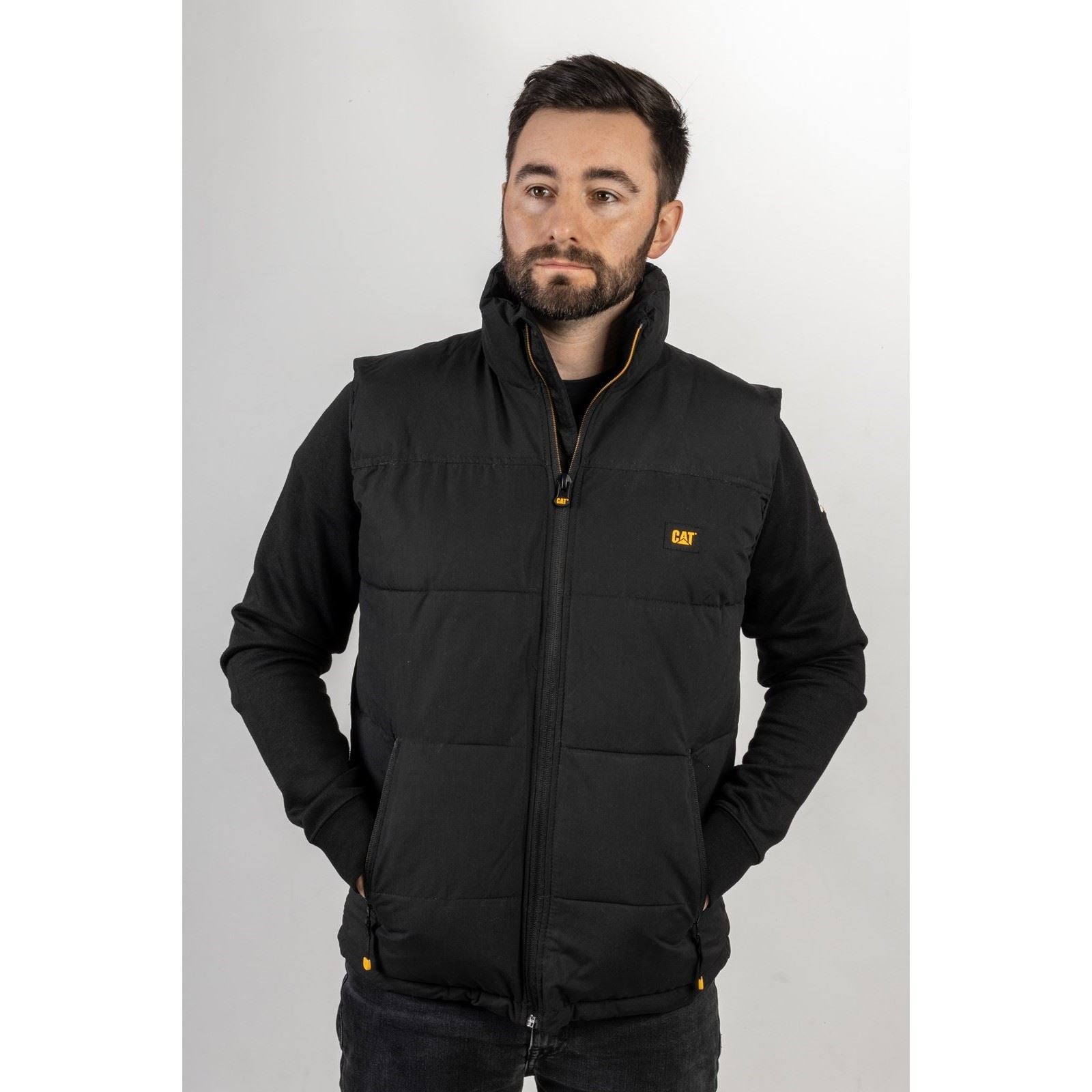 Caterpillar Arctic Zone Gilets Noirs Pour Hommes