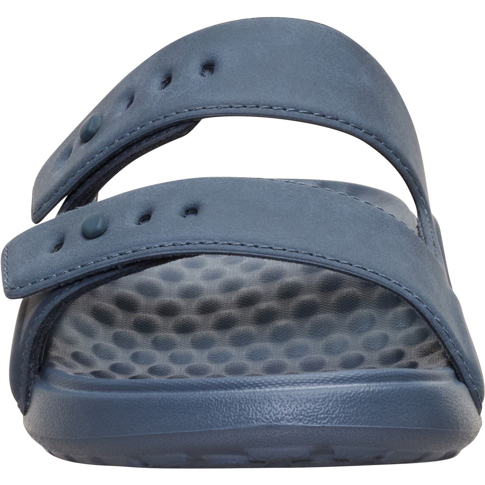 HEYDUDE Wave 2 Strap Sandales Turbulence Grey Pour Hommes En Polyuréthane