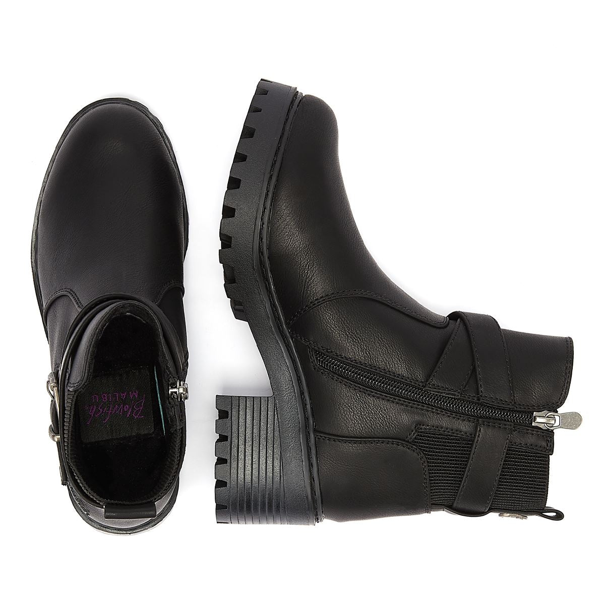 Blowfish Malibu Bottes Noires Pour Femmes À Talons Hauts