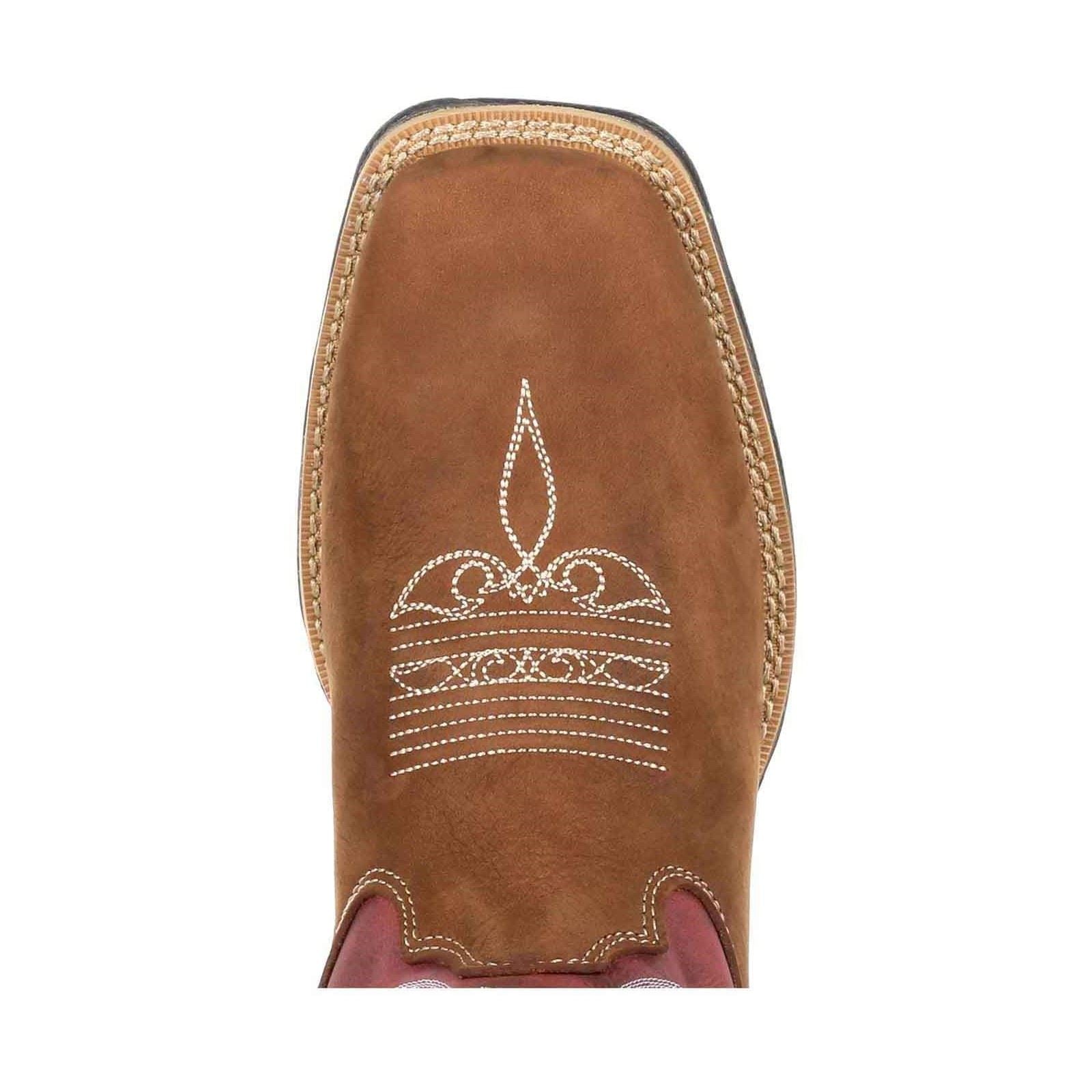 Durango Lady Rebel Bottes En Cuir Pour Femmes Marron/Rouge Rouille Briar