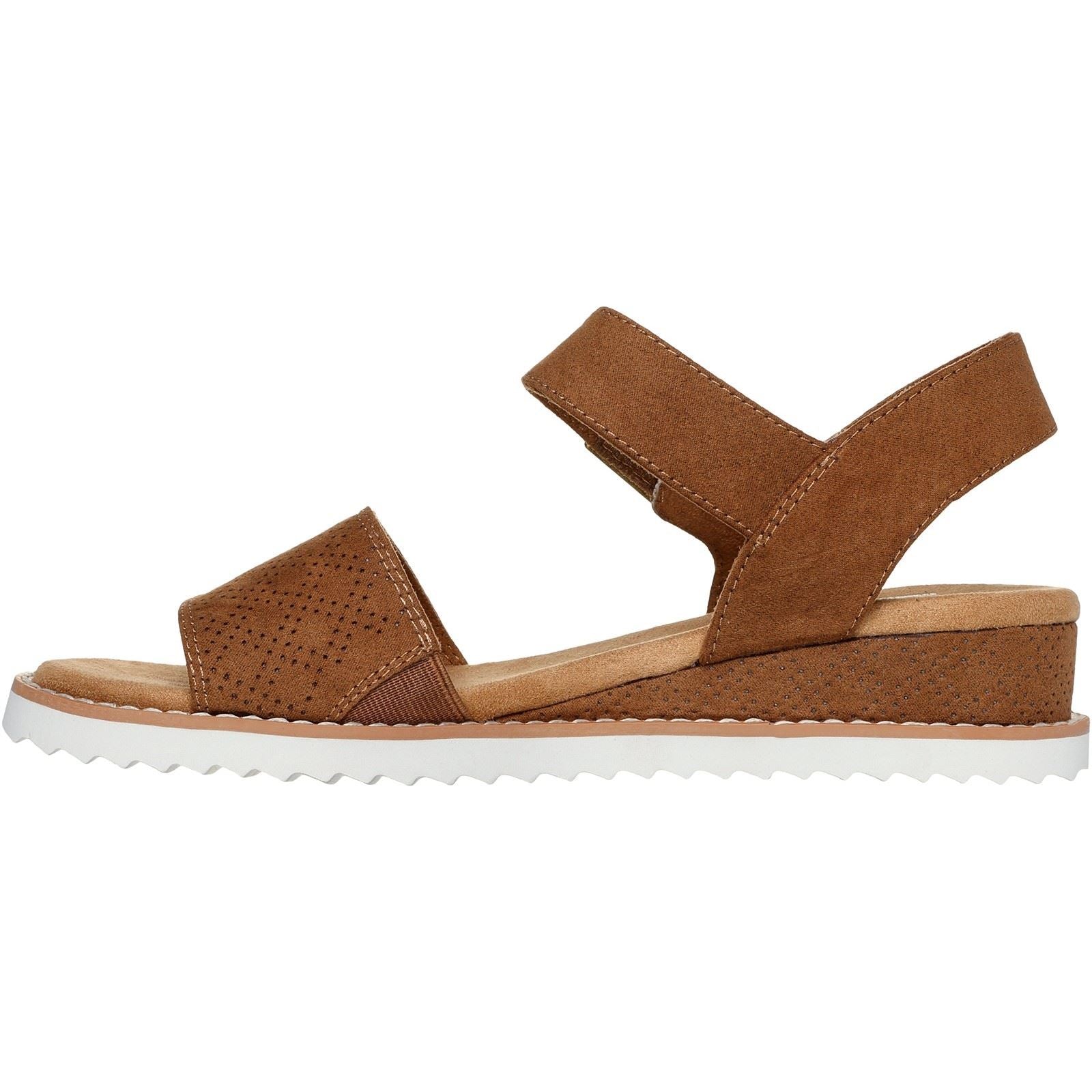 Skechers Desert Kiss Serendipitous Sandales Pour Femmes En Synthétique Couleur Châtaigne