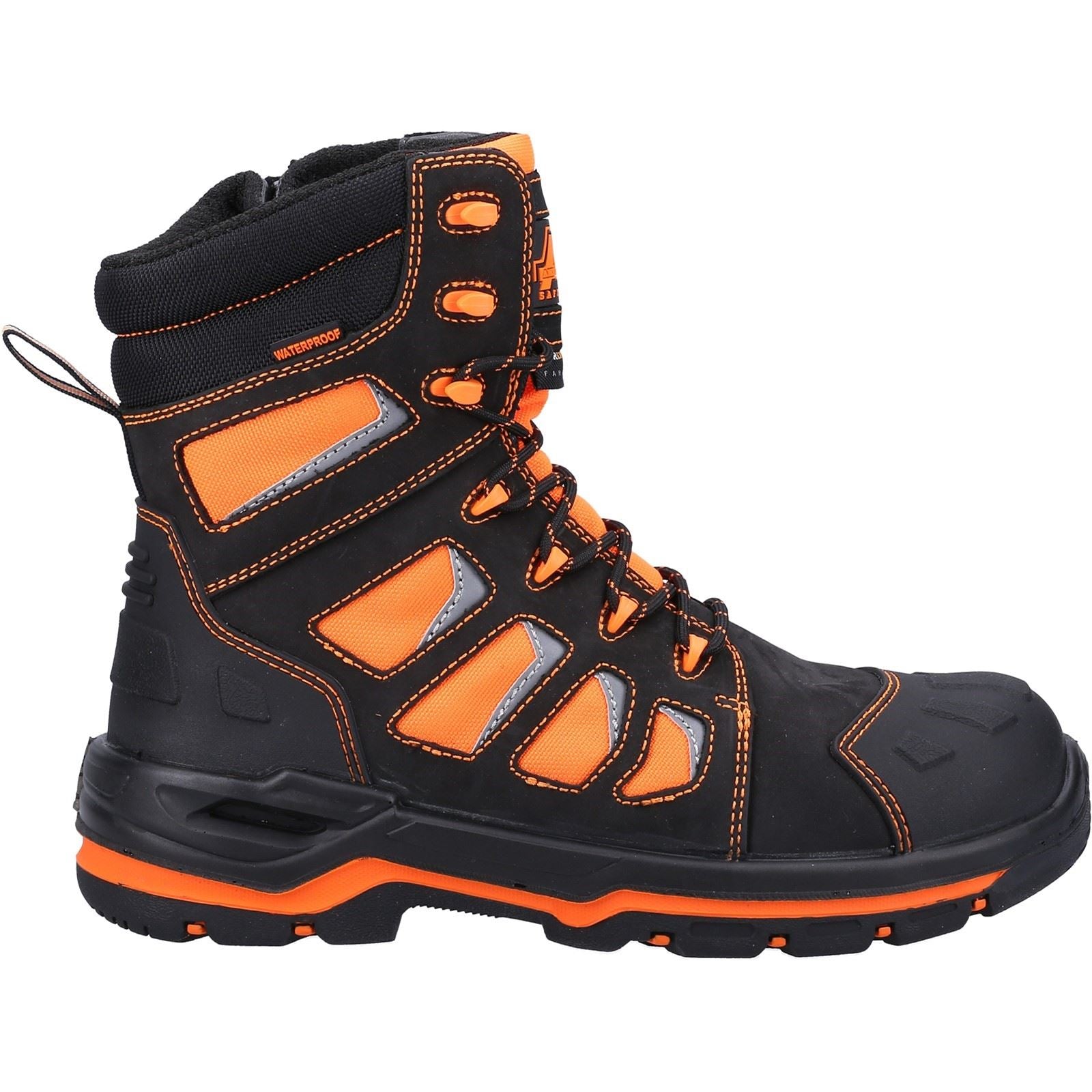 Amblers Safety  Bottes De Sécurité En Cuir Orange Beacon