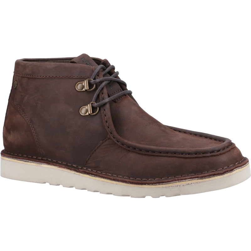 Hush Puppies Oswald Bottes En Cuir Marron Pour Homme