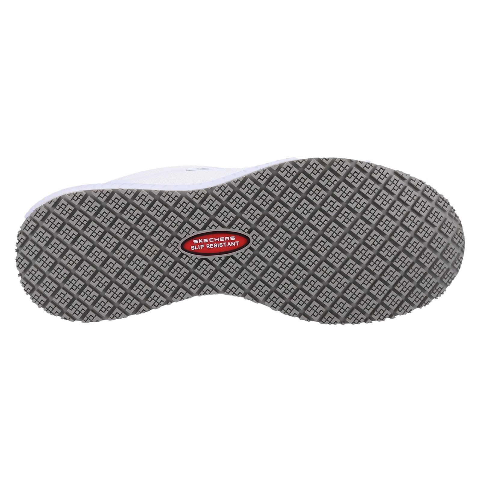 Skechers Workwear Squad SR Baskets De Sécurité Blanches Pour Femmes En Textile