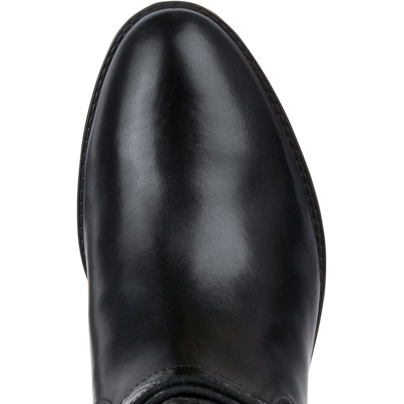 Geox D Felicity Bottes Noires En Cuir Pour Femmes