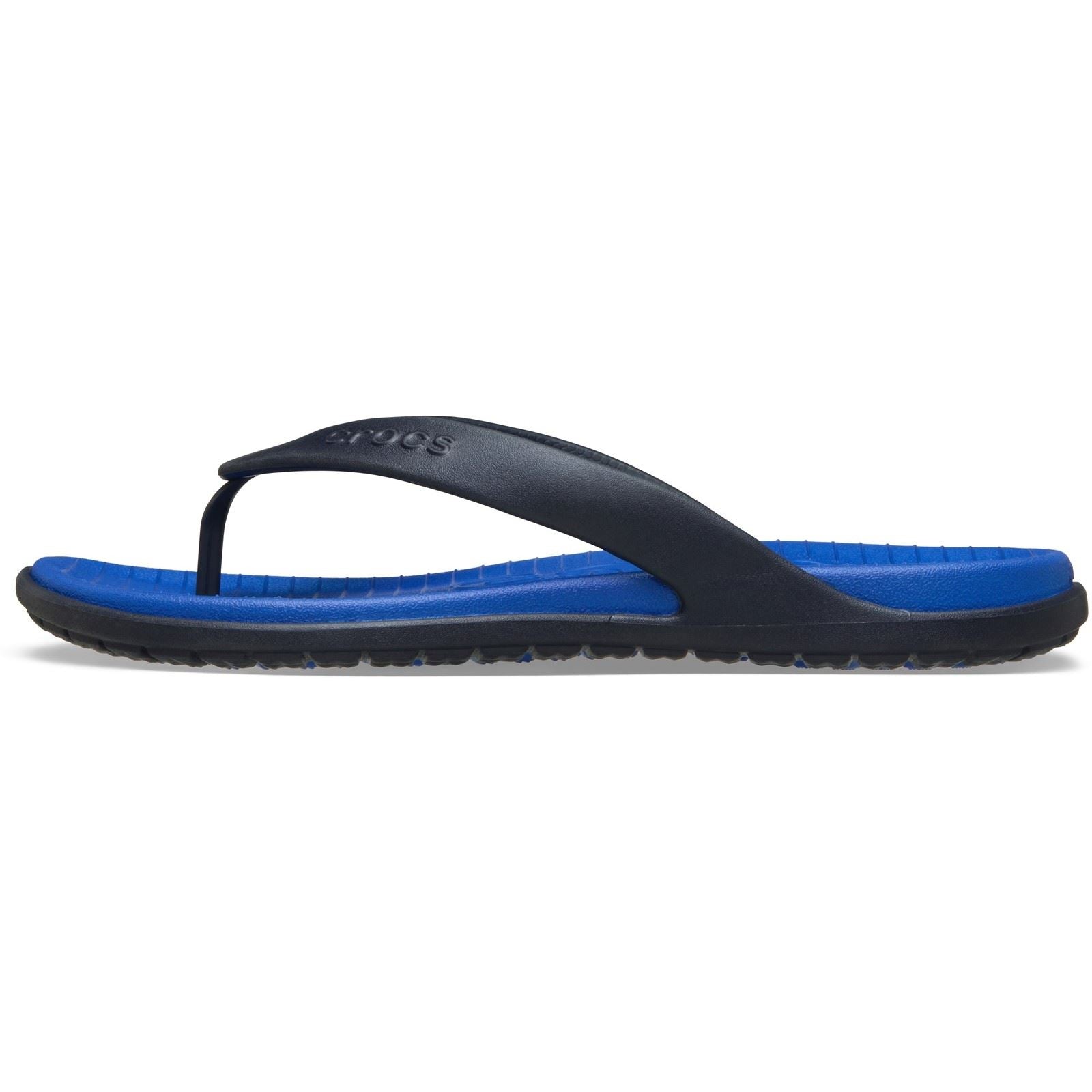 Crocs Coast Flip Tongs En Polyuréthane Pour Hommes Bleues/Marine
