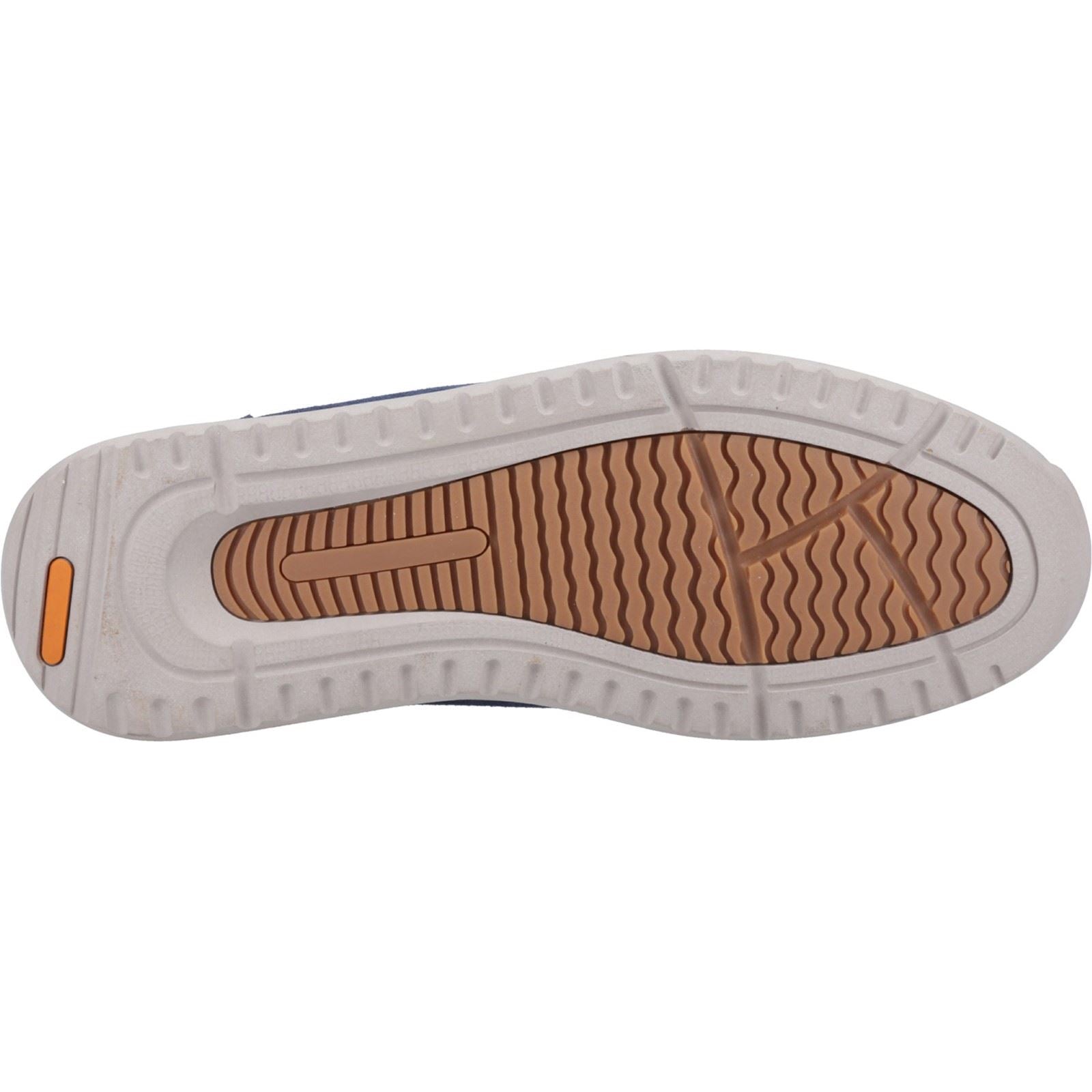 Hush Puppies Hendrix Chaussures Pour Hommes En Daim Bleu Marine À Lacets