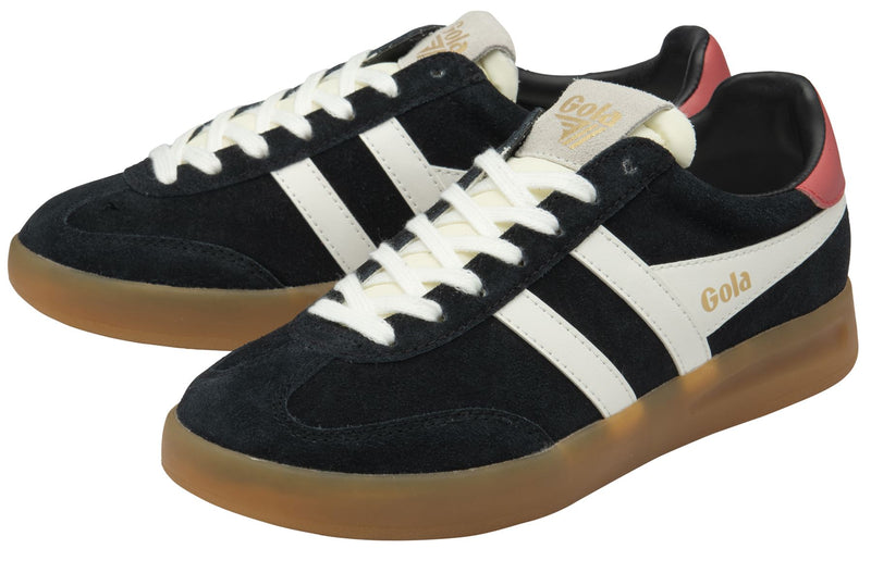 Gola Cyclone Baskets Noires Pour Femmes Suede