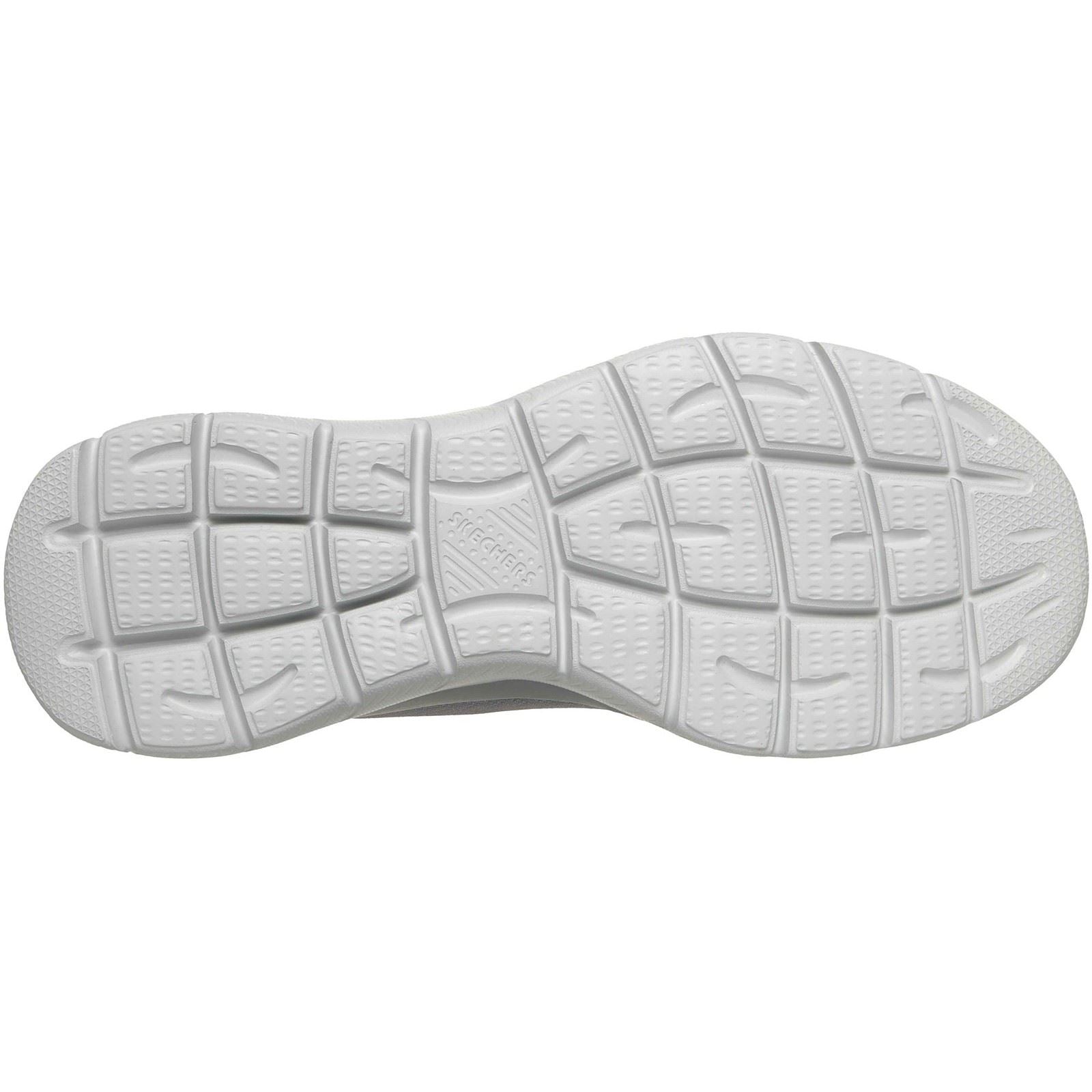 Skechers Arch Fit Summits Kynor Baskets Grises/Vert Lime En Polyester Pour Hommes