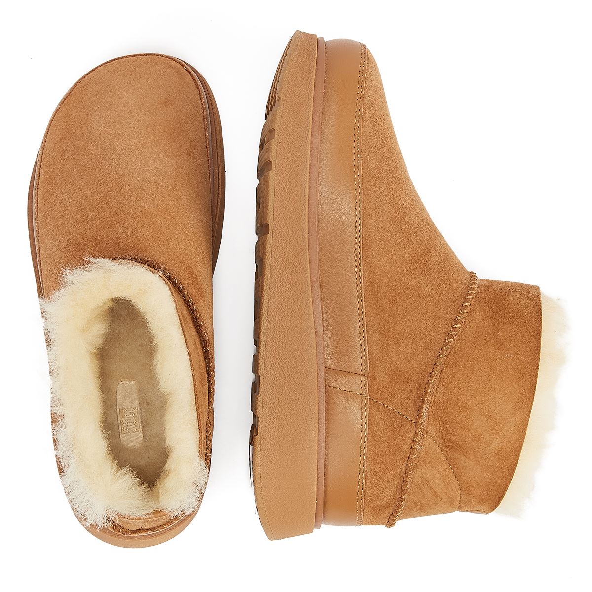 FitFlop Bottines Ultra Mini Pour Femmes En Couleur Beige.