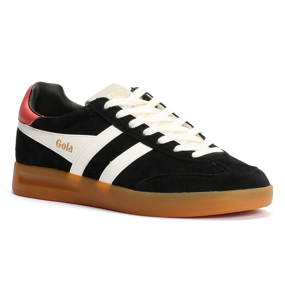 Gola Cyclone Baskets Noires Pour Femmes Suede