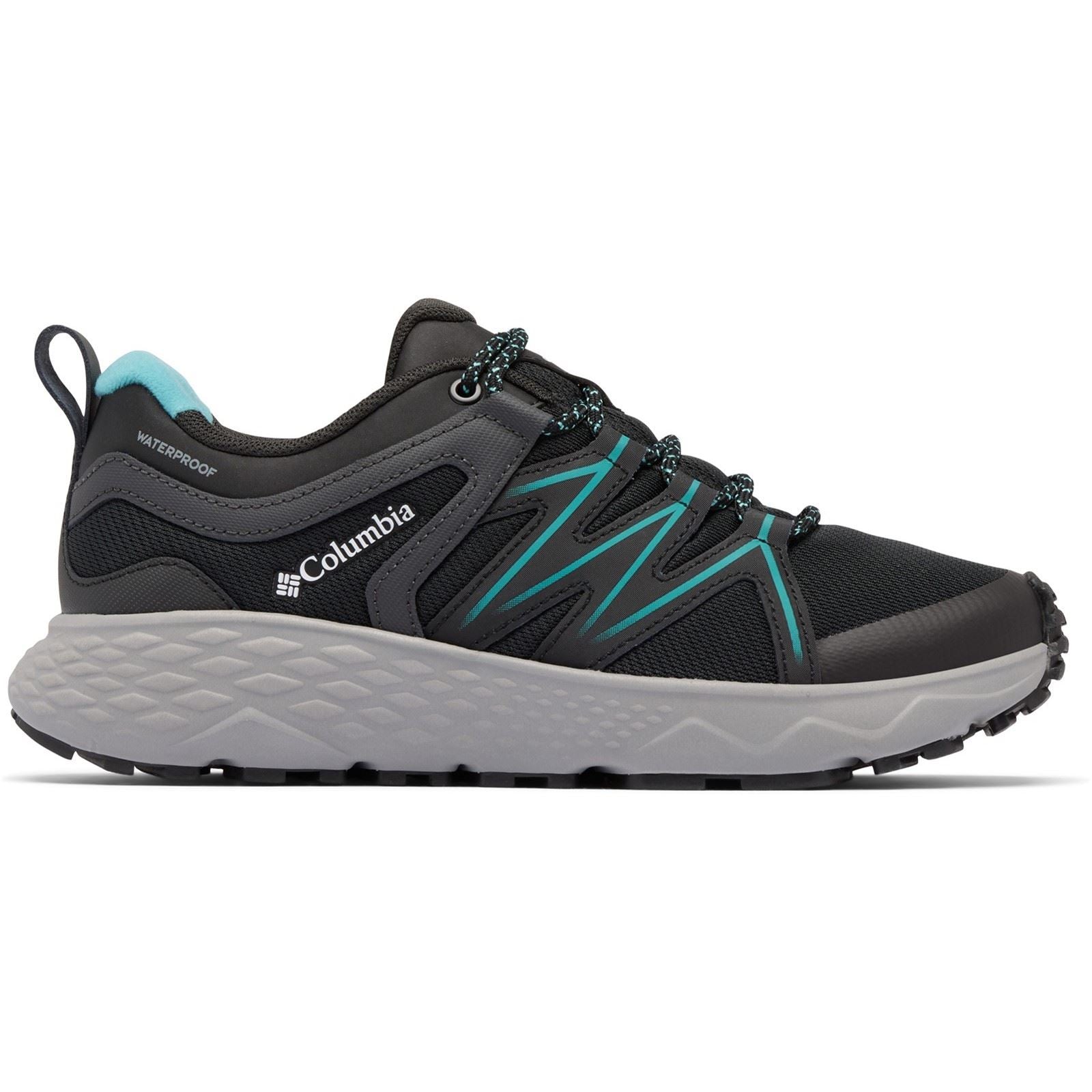 Columbia Peakfreak Roam Waterproof Bottes De Randonnée Noires/Bleues En Polyester Pour Femmes