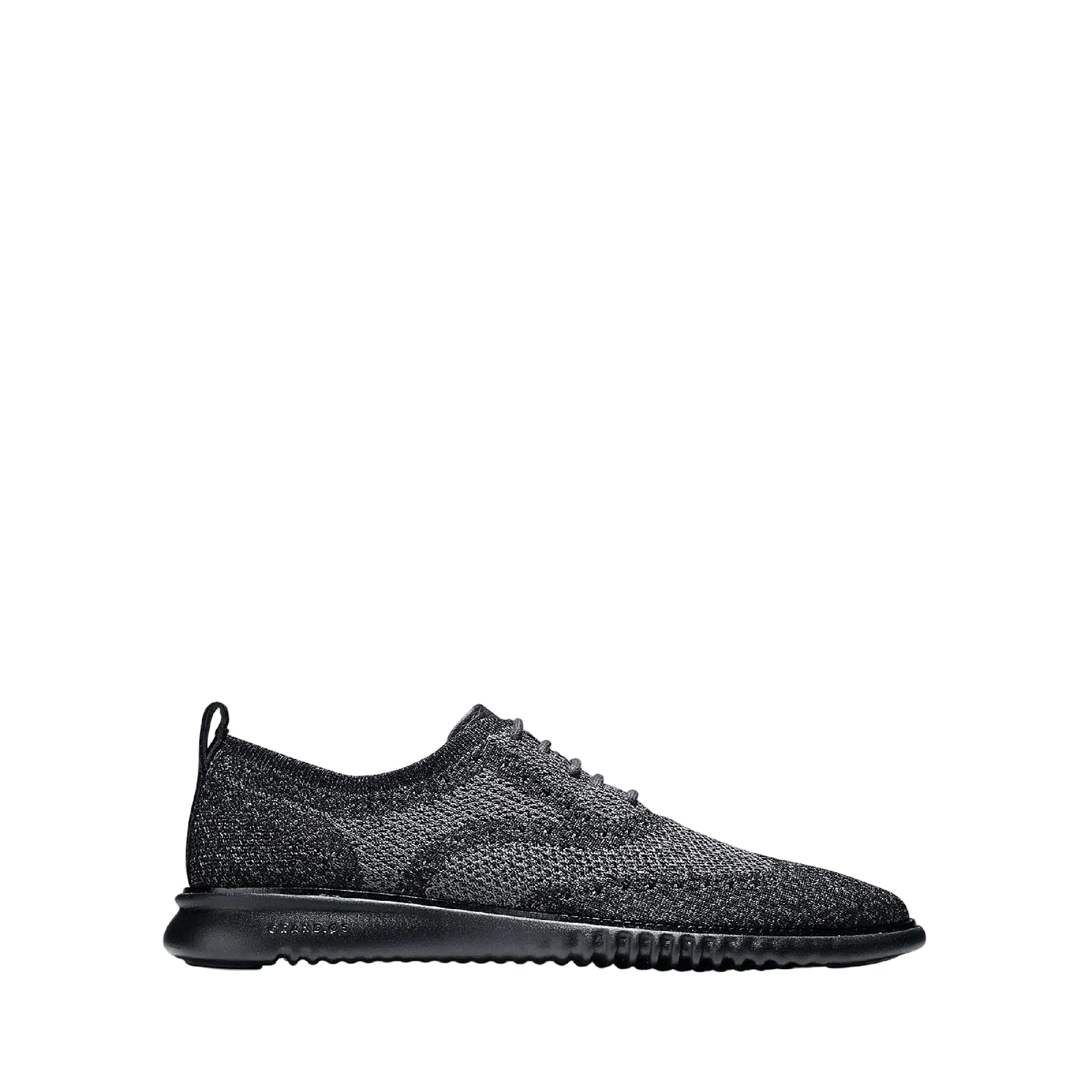 Cole Haan 2.ZEROGRAND Stitchlite Oxford Chaussures Noires À Lacets En Cuir Pour Hommes