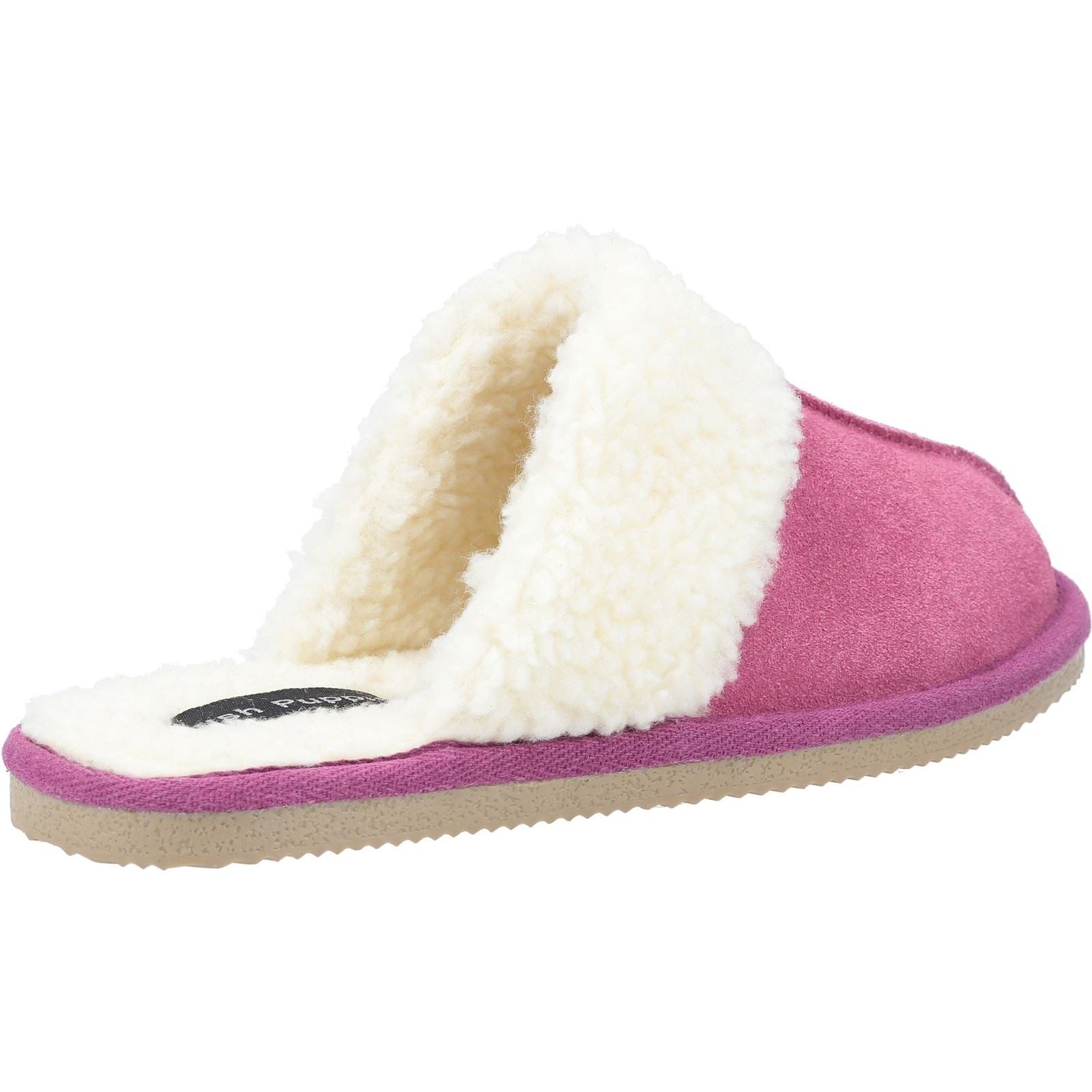 Hush Puppies Arianna Chaussons Roses En Daim Pour Femmes