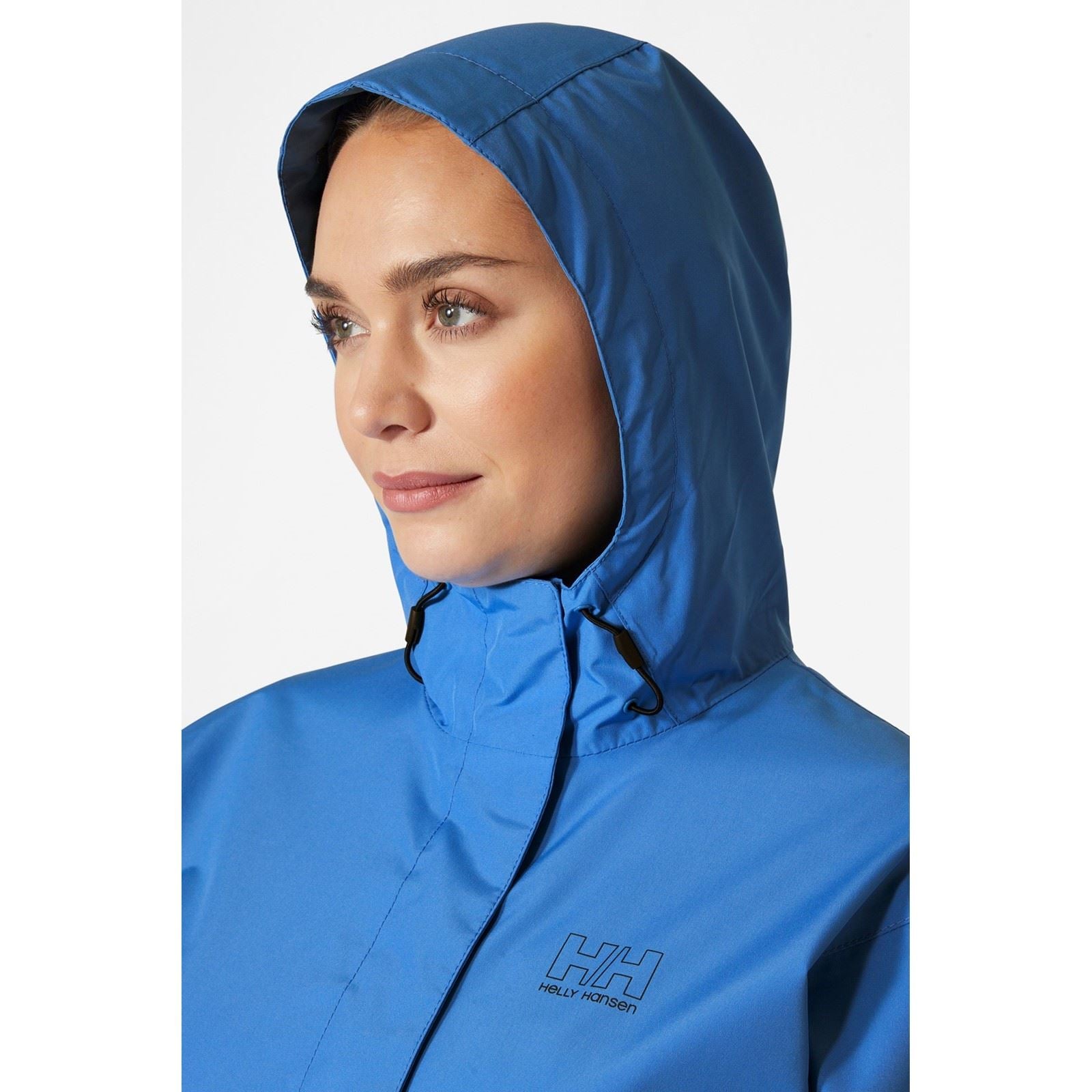 Helly Hansen Sport Seven J Veste De Pluie Bleue Pour Femmes