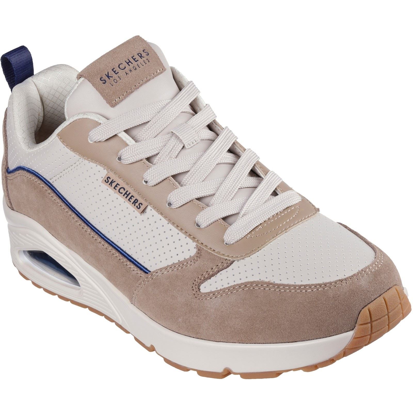 Skechers Uno Stacre 2.0 Baskets De Sable En Cuir Pour Hommes