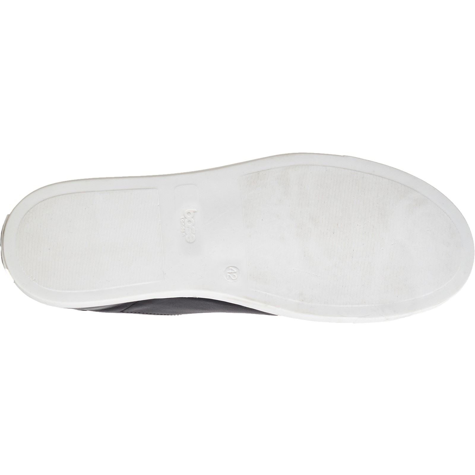 Base London Tucker Baskets Noires En Cuir Pour Hommes