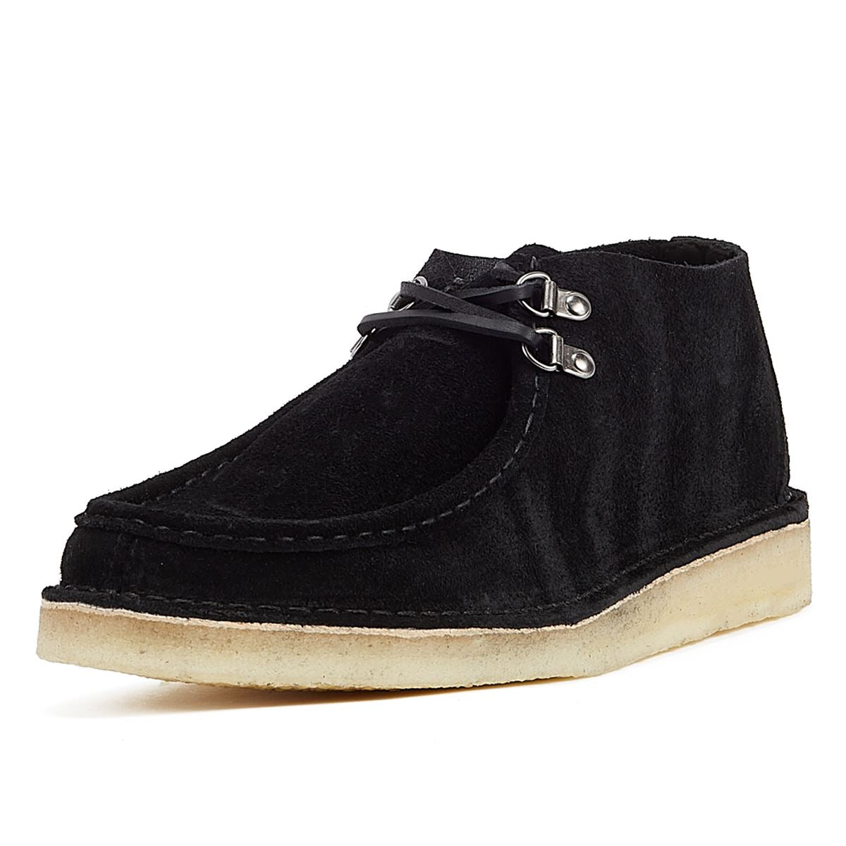 Clarks Originals Bottes Noires Pour Homme En Daim Nomade Du Désert