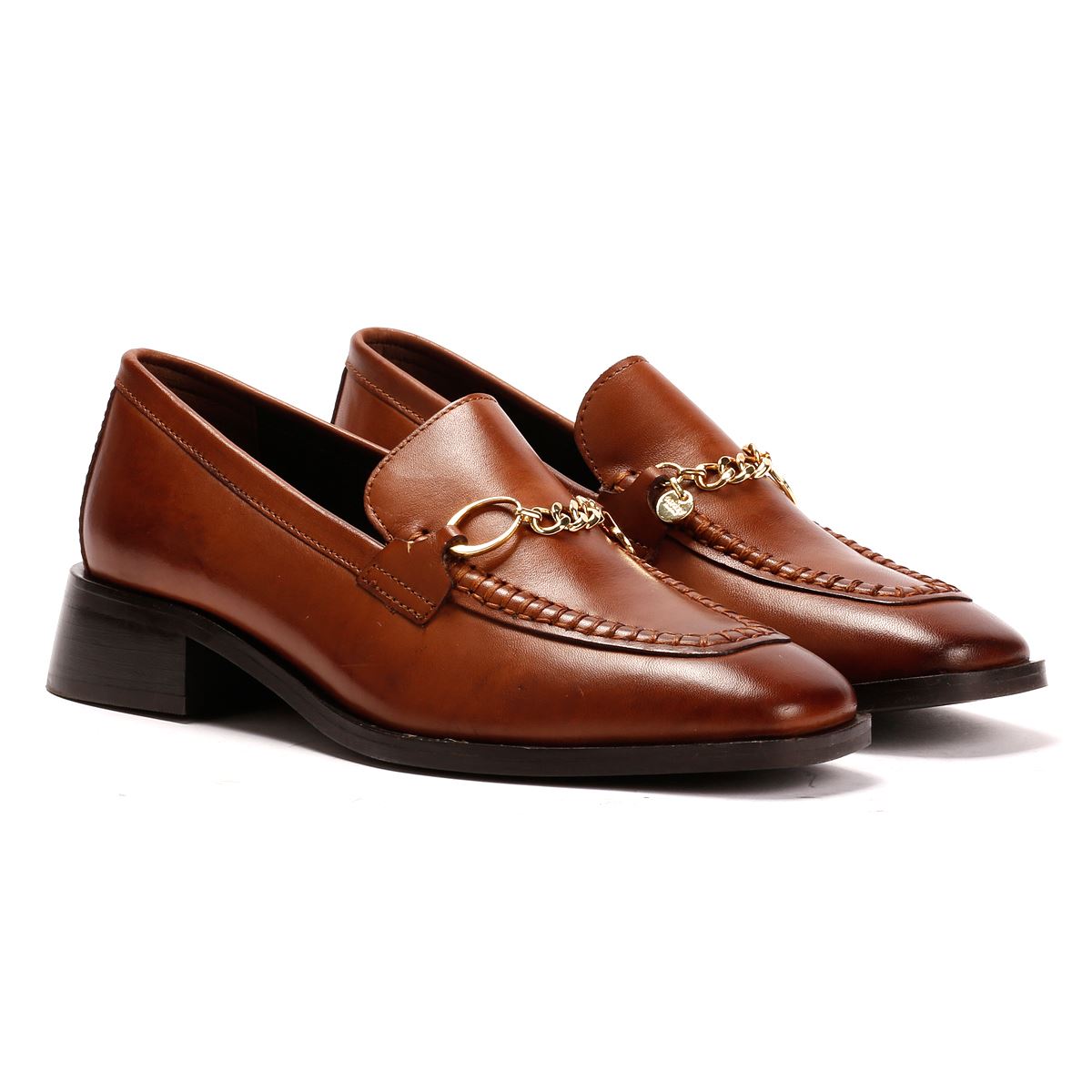 Osprey London The Islington Mocassins En Cuir Pour Femmes Marron