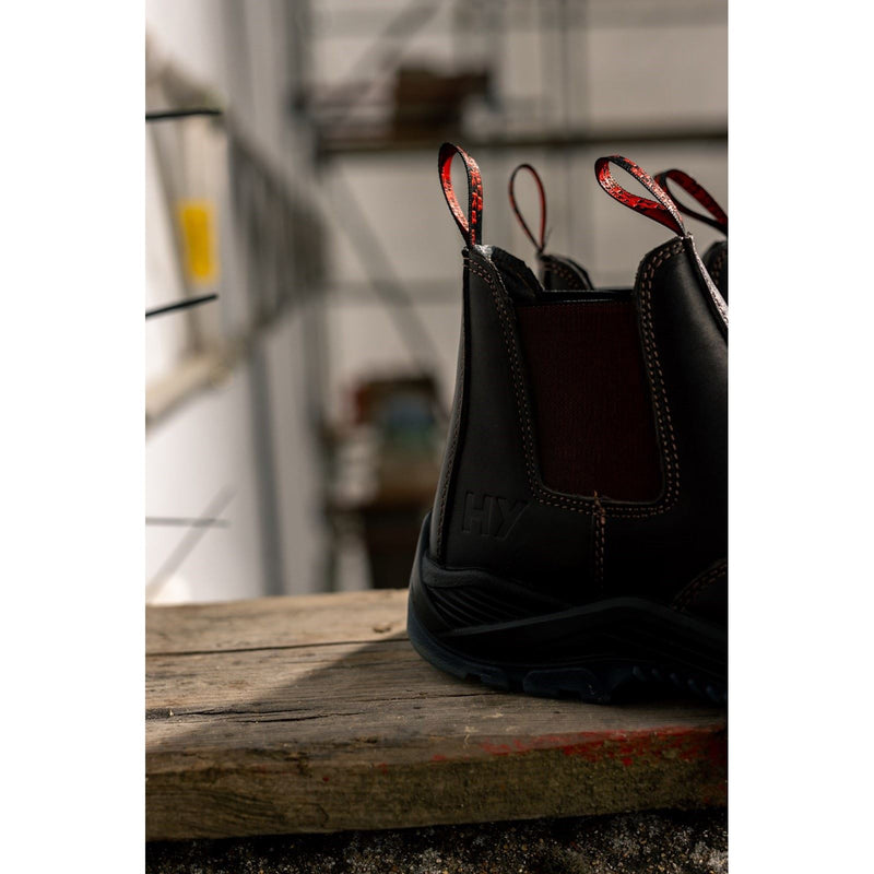 Hard Yakka  Bottes De Sécurité En Cuir Marron Banjo