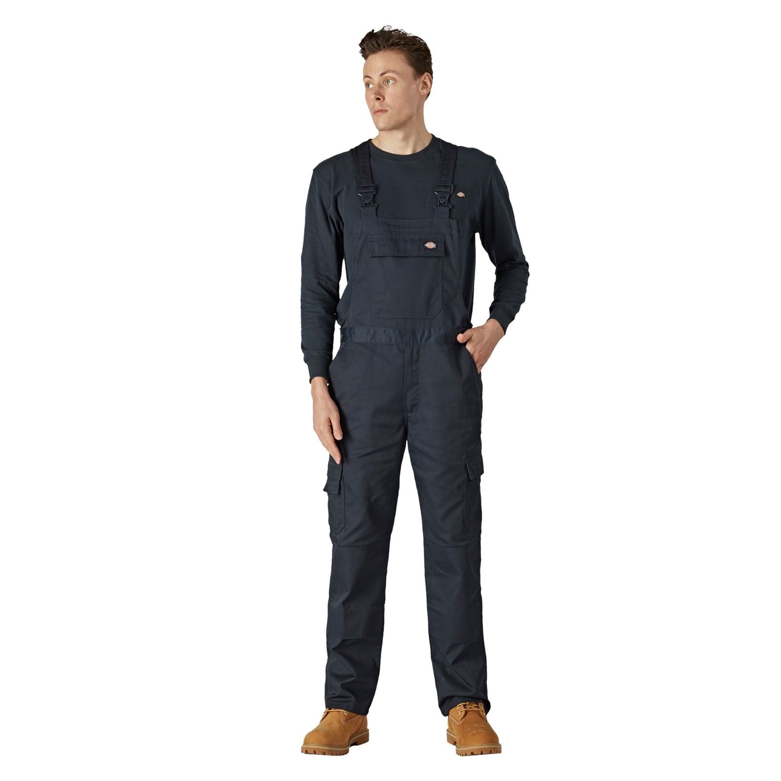 Dickies Everyday Bib and Brace Salopette De Travail Bleue En Polyester Pour Hommes