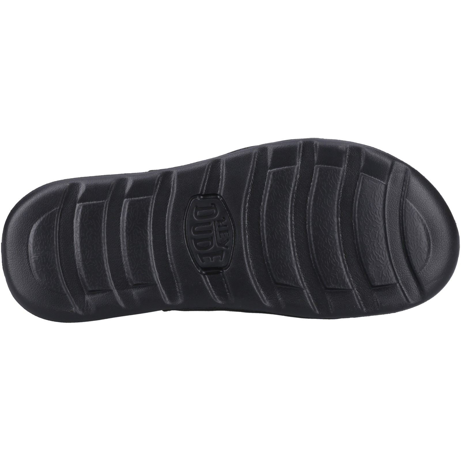 HEYDUDE Shore Slide Classic Slides Pour Hommes En Polyester Noir